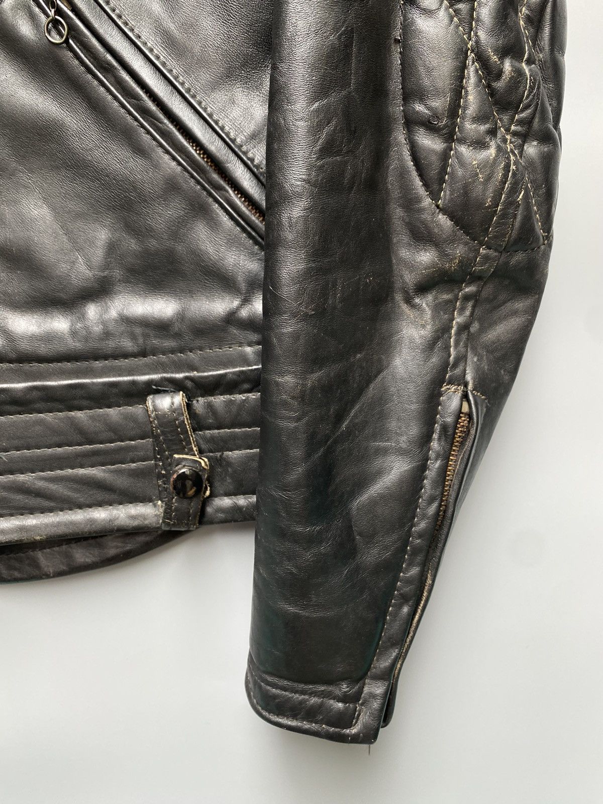 Vintage 1950s Leather Forever Double Rider Leather Jacket Size US XS / EU 42 / 0 - 7 Thumbnail