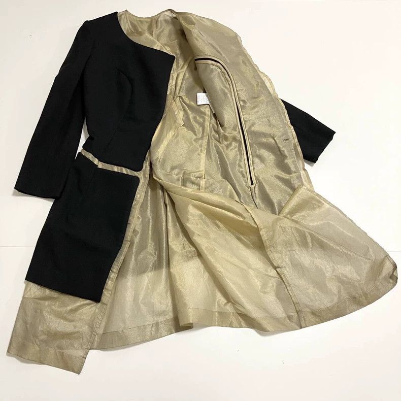 Comme des Garcons Comme Des Garcons Black Retro Gold Split Lined Design Jack Size M / US 6-8 / IT 42-44 - 4 Thumbnail