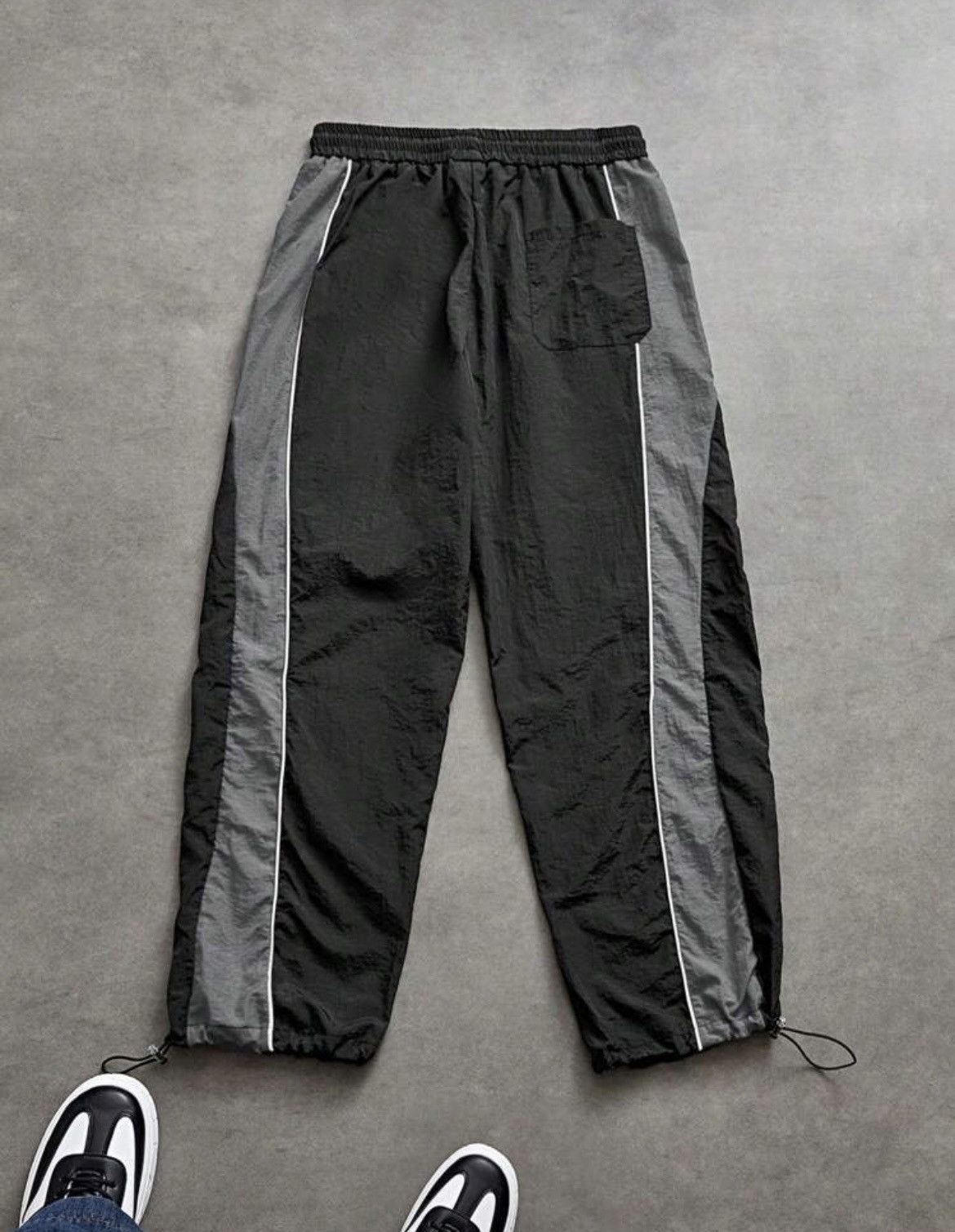 Other Black & Grey vintage track pants Size US 36 / EU 52 - 2 Thumbnail