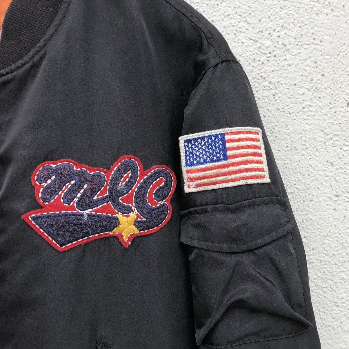 Japanese Brand LA MER MA MAISON Black Ma-1 Bomber Jacket Size US M / EU 48-50 / 2 - 6 Thumbnail