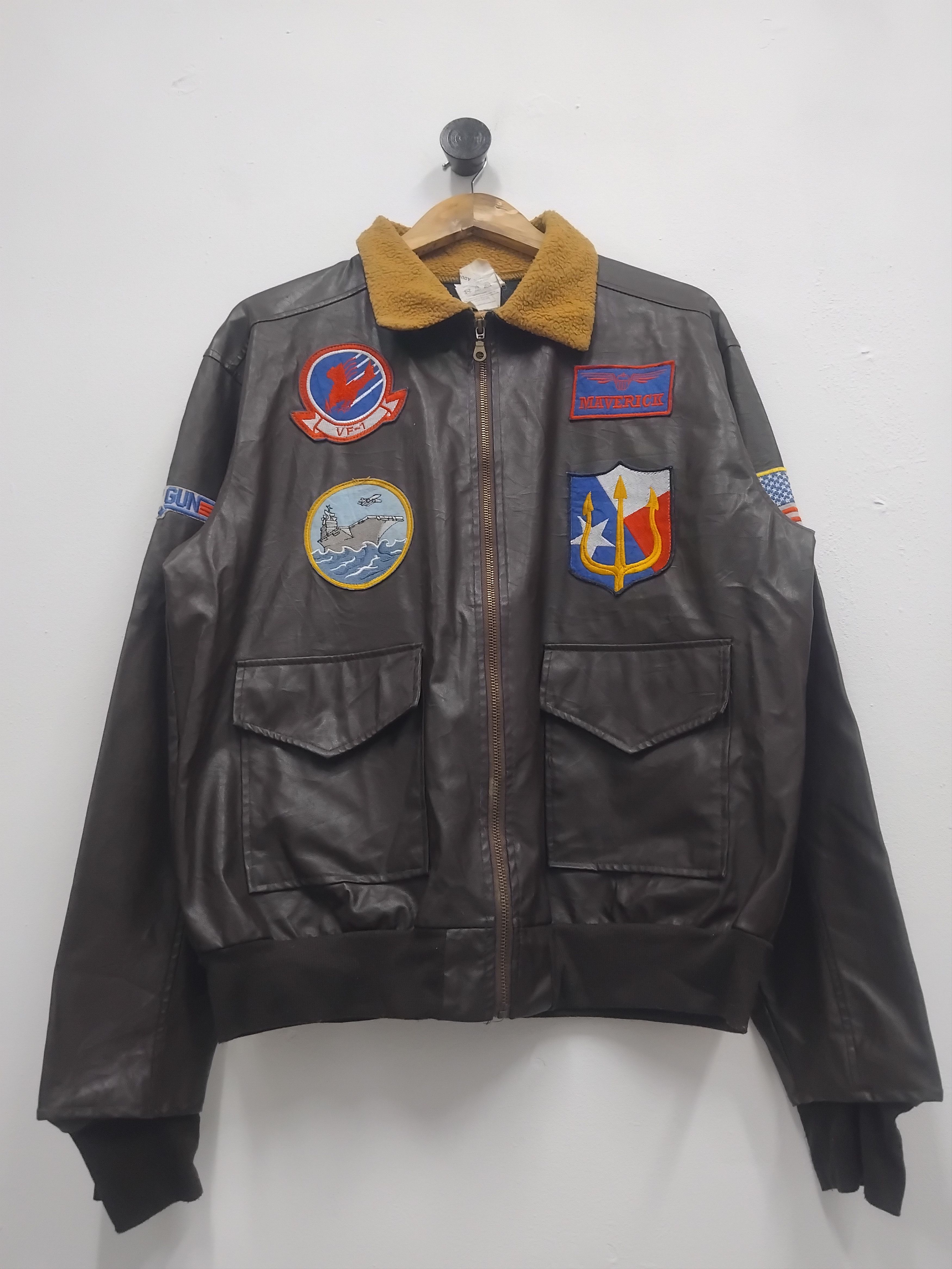 Japanese Brand 💥Top Gun paramount picture brown colour jacket Size US M / EU 48-50 / 2 - 5 Thumbnail