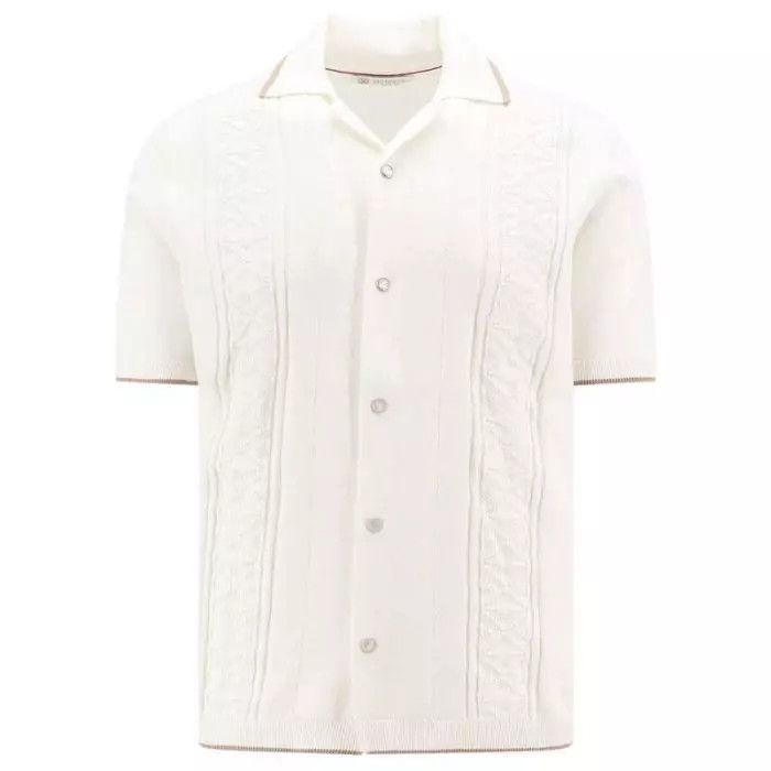 Brunello Cucinelli o1la1rc1a0425 Sweater in White Size US M / EU 48-50 / 2 - 1 Thumbnail