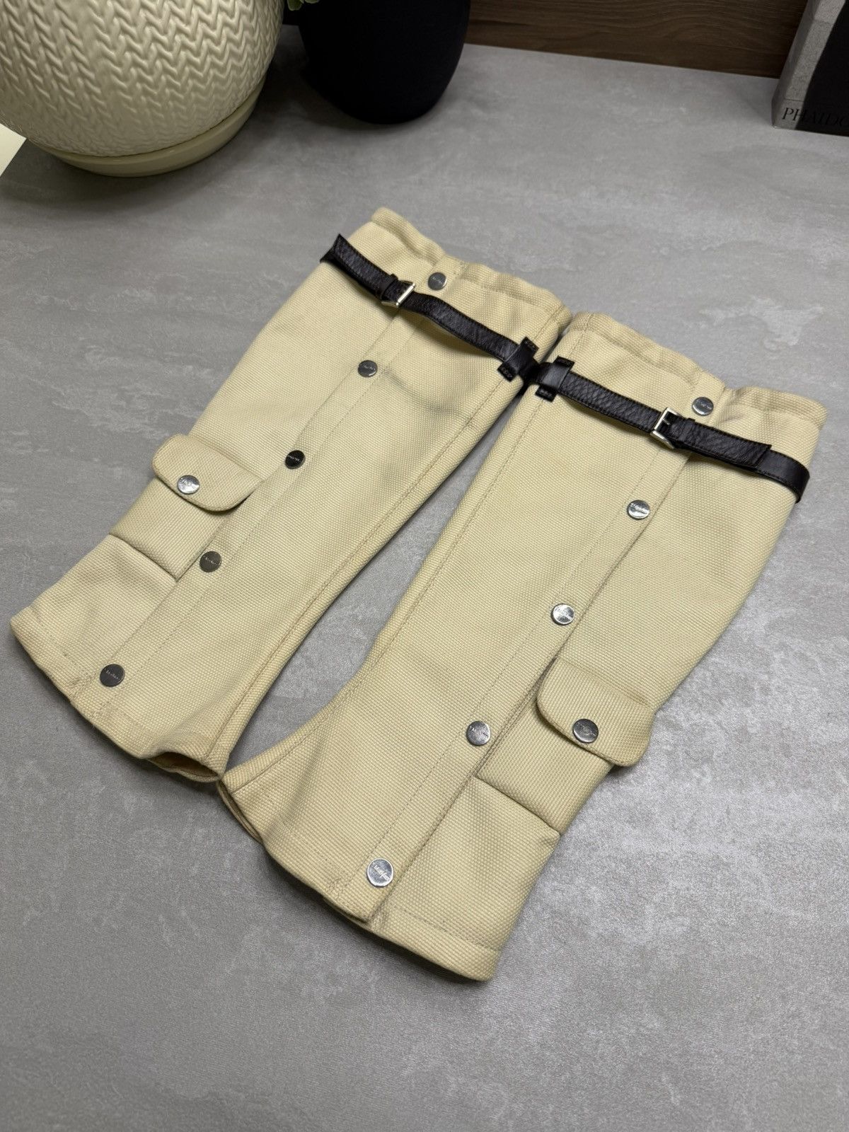 Max Mara S Max Mara beige gaiters leggings size M Size ONE SIZE - 7 Thumbnail