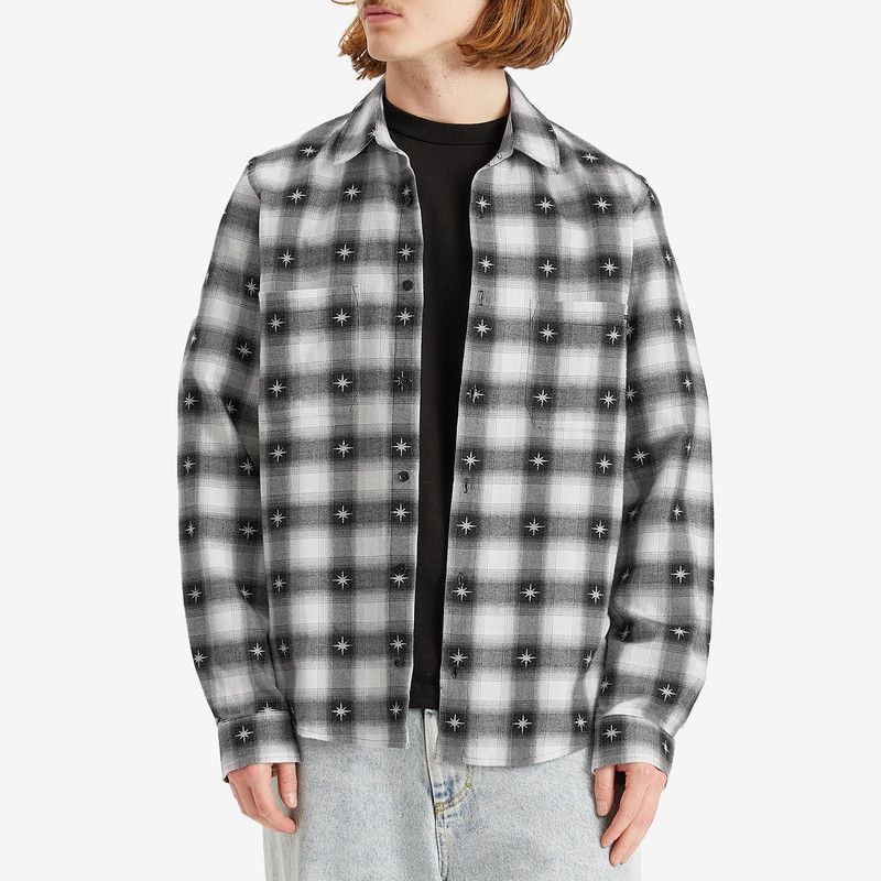 Amiri oc11z0426 Starburst Flannel Shirt in Multicolor Size US XL / EU 56 / 4 - 2 Thumbnail