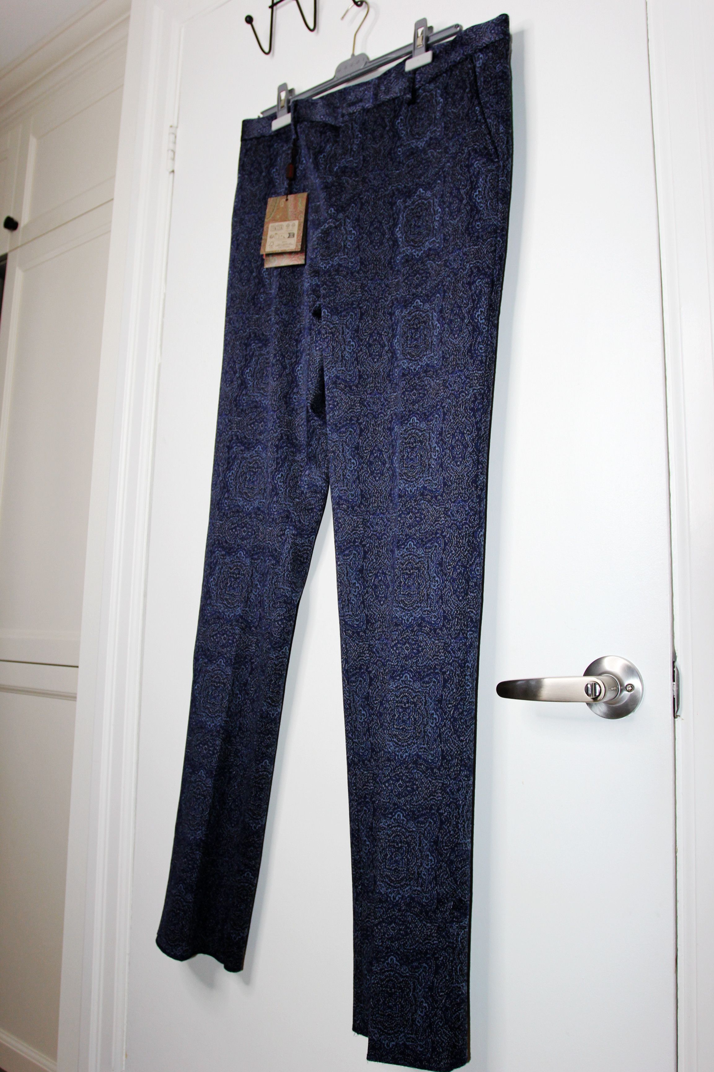 Etro BNWT AW25 ETRO PATTERNED JACQUARD TAILORED PANTS 52 Size US 36 / EU 52 - 5 Thumbnail