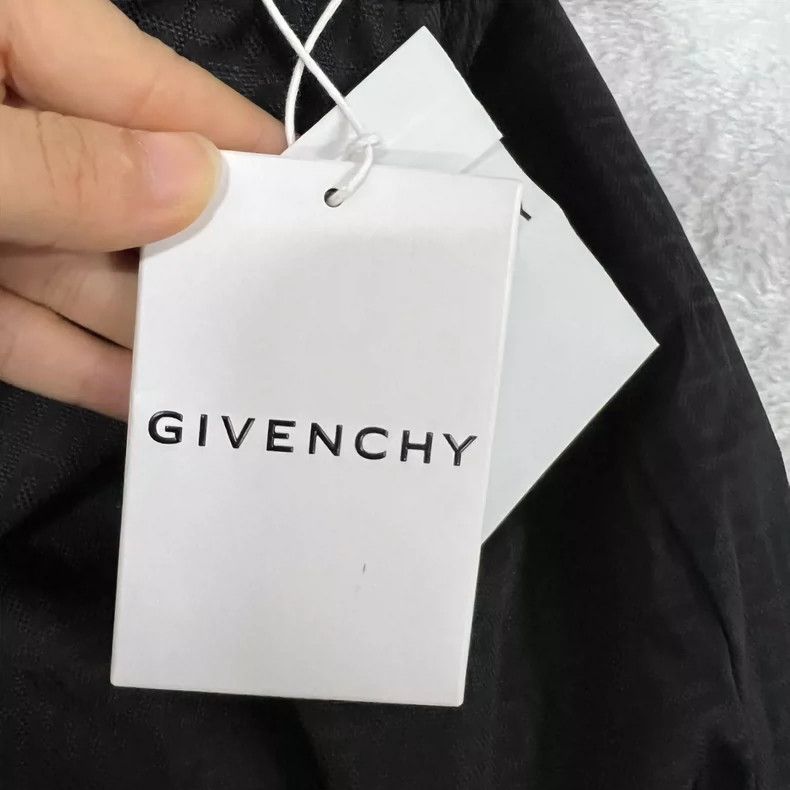 Givenchy Givenchy Size46 Black Jacquard Logo Printed Trousers Size US 31 - 6 Thumbnail
