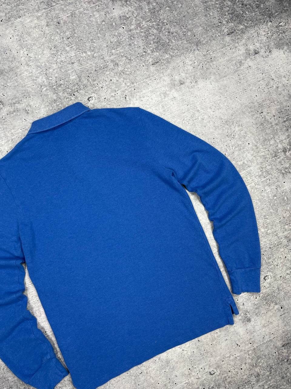 Polo Ralph Lauren × Vintage Vintage Polo Ralph Lauren Blue Polo Longsleeve Sweatshirt Size US S / EU 44-46 / 1 - 15 Thumbnail