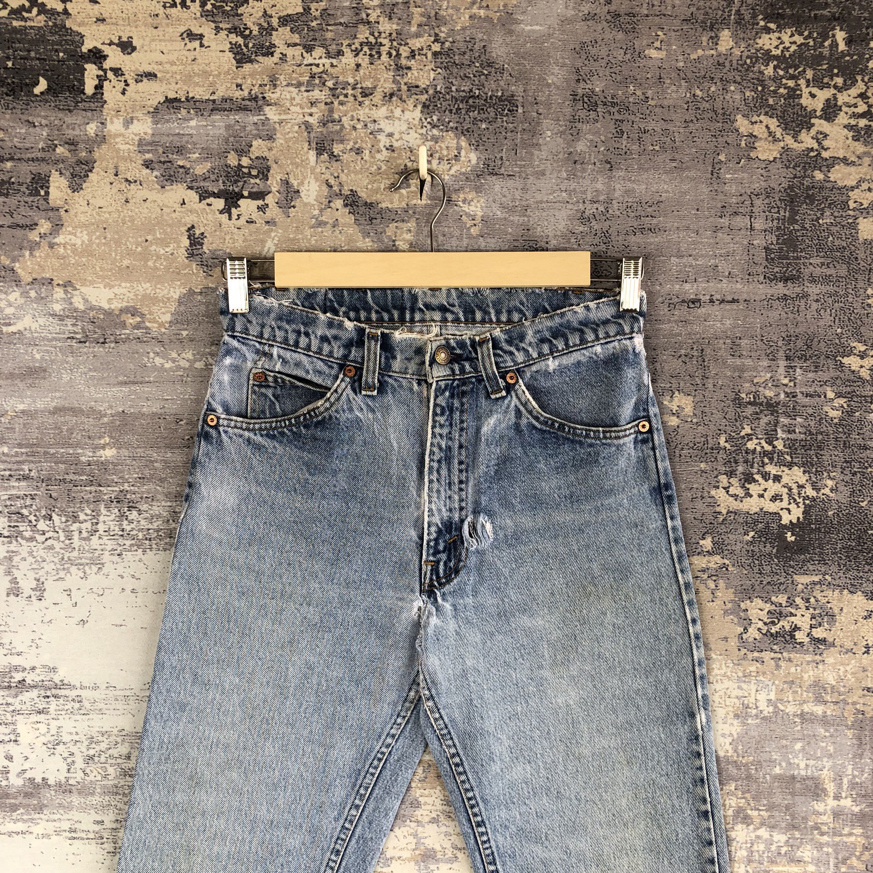 Levi's Vintage Levis Light Wash Jeans Levi's 515 Orange Tab Denim Size US 28 / EU 44 - 3 Thumbnail