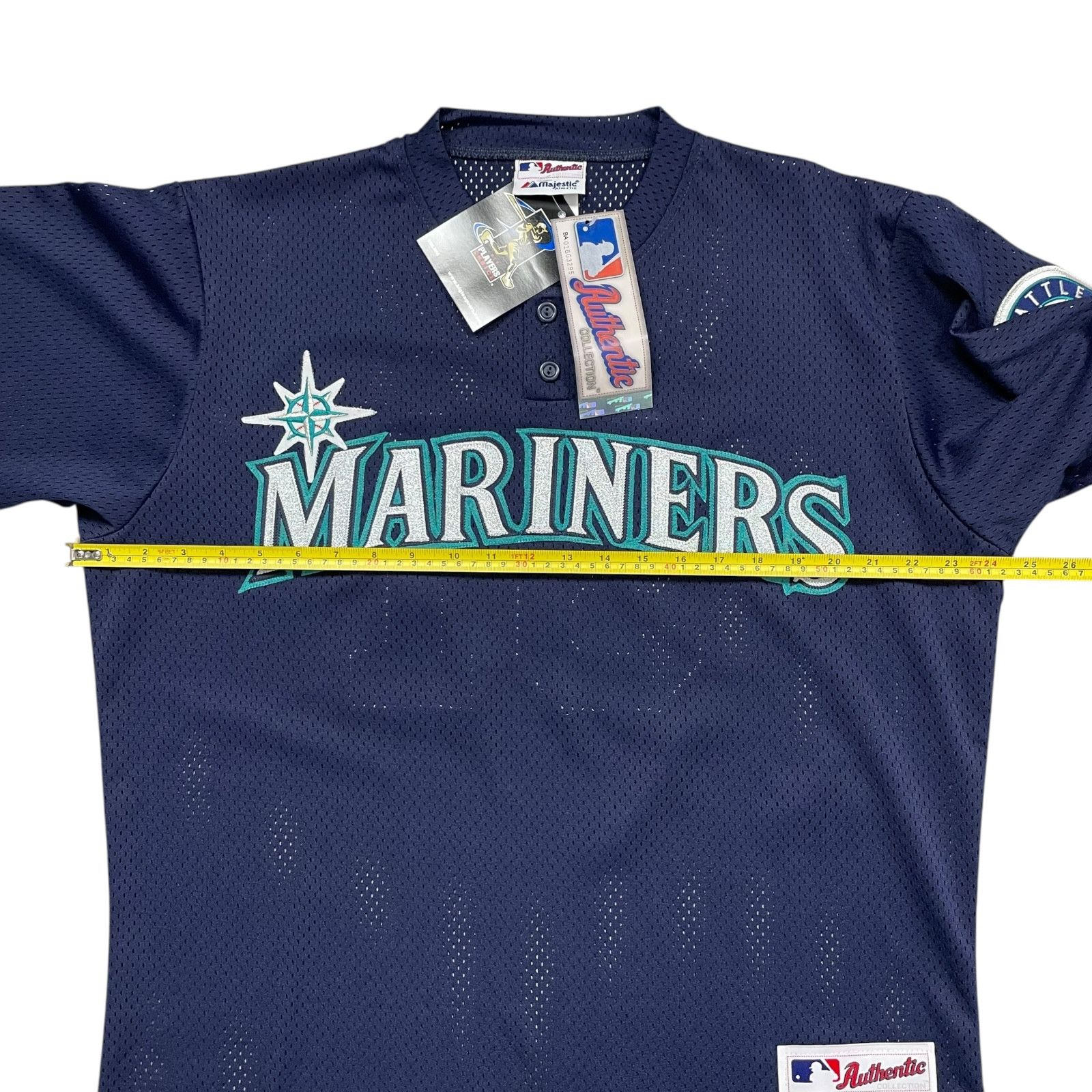 MLB DEADSTOCK VTG 00s SEATTLE MARINERS ICHIRO #51 BATTING ERSEY Size US L / EU 52-54 / 3 - 10 Thumbnail