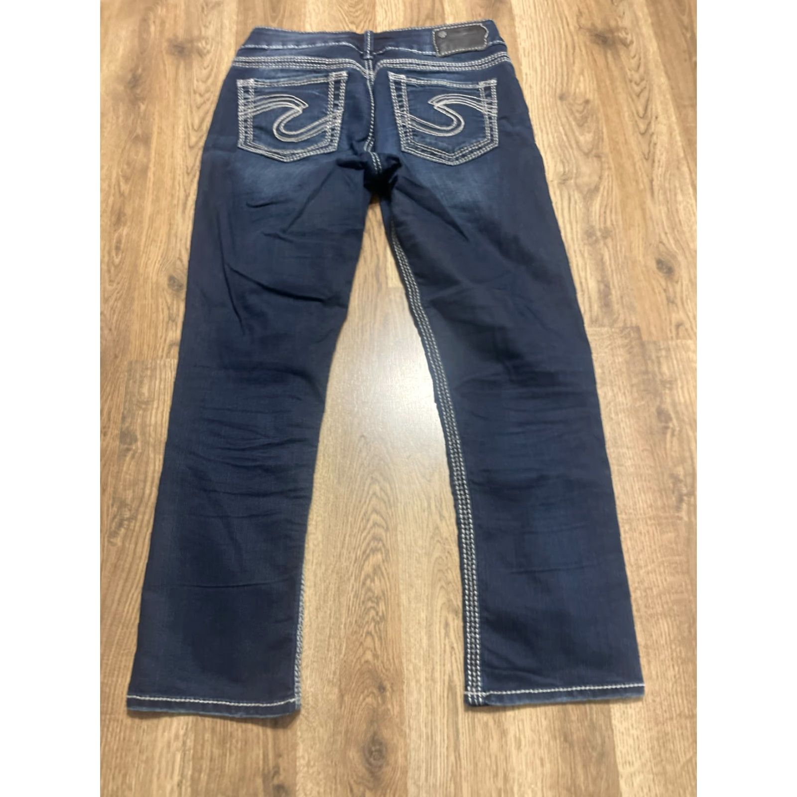 Silver Jeans Co. Silver Jeans Co. Jeans Women W27 Blue Denim SUKI Capris Pockets Size 27" / US 4 / IT 40 - 2 Thumbnail