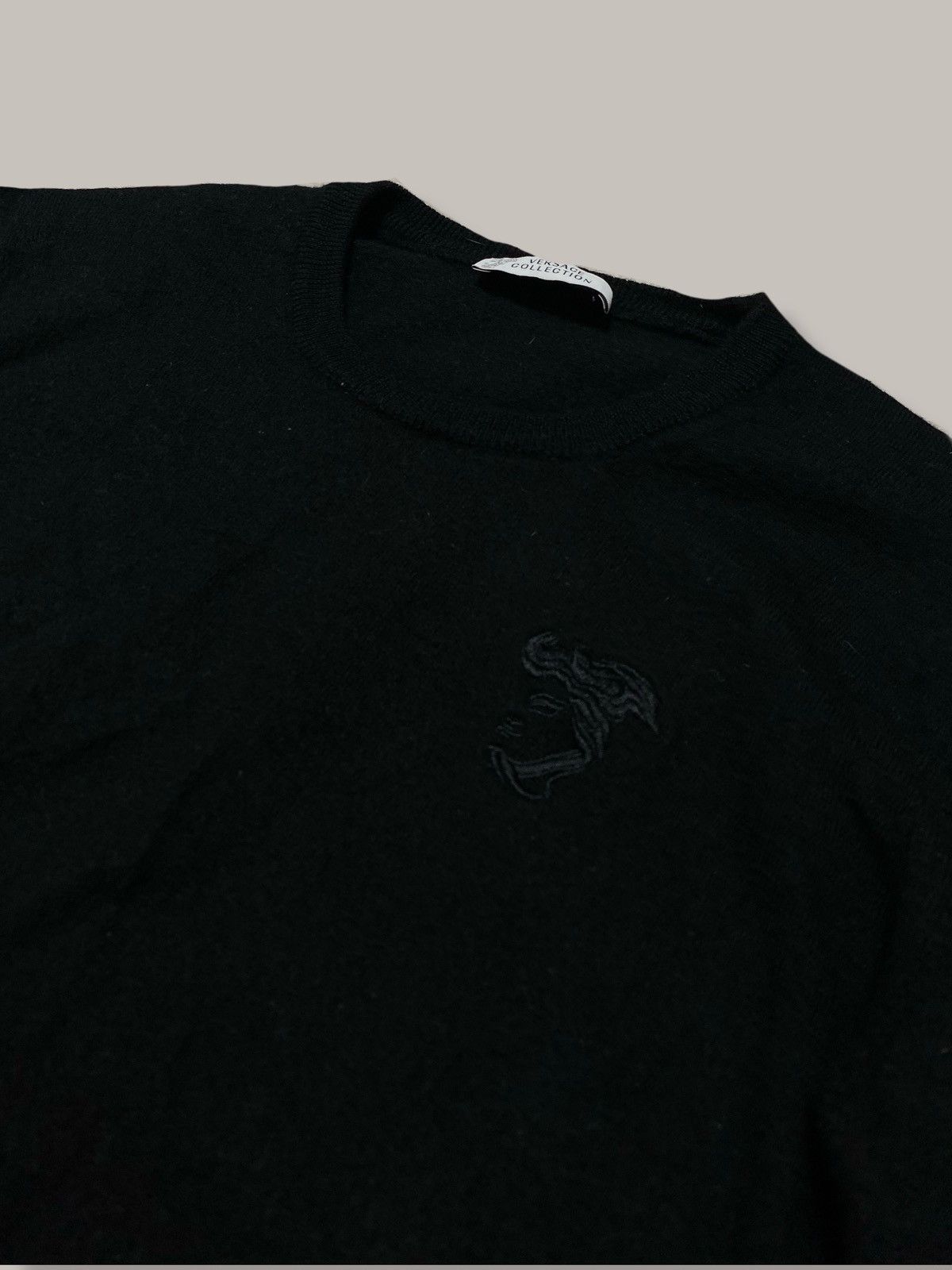 Versace Versace Wool Sweater Medusa Logo Crewneck Size US M / EU 48-50 / 2 - 3 Thumbnail
