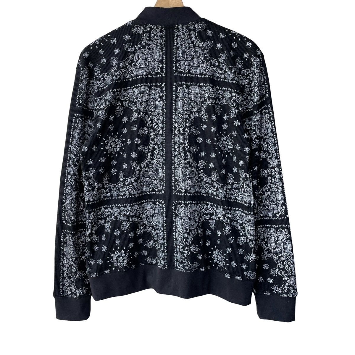 BERNINGS SHO Bernings Sho Japan Paisley Fullprint Zipup Sweater Size US M / EU 48-50 / 2 - 2 Thumbnail