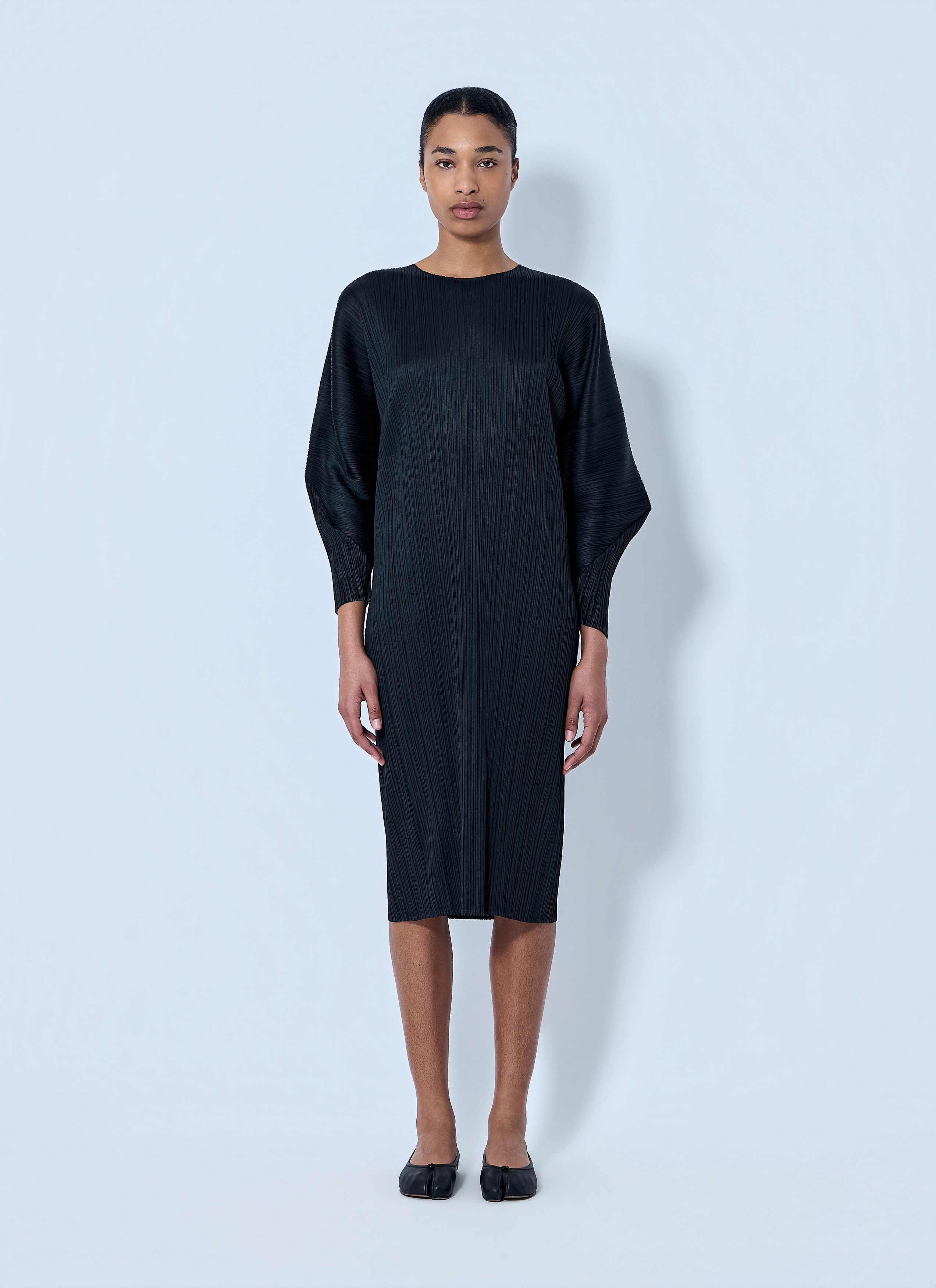 Pleats Please Issey Miyake Pleated Midi Dress Size L / US 10 / IT 46 - 1 Thumbnail