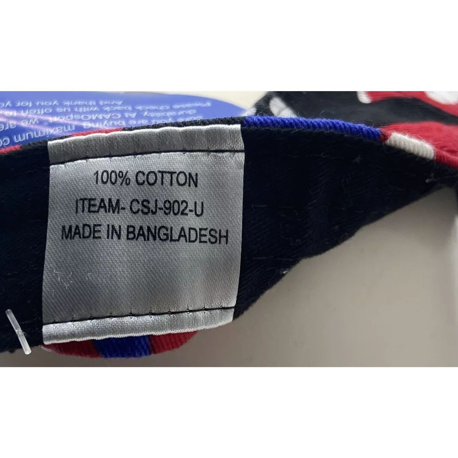 Other CamoSport Sun Visor Red White Blue Black - Adjustable Size ONE SIZE - 5 Thumbnail