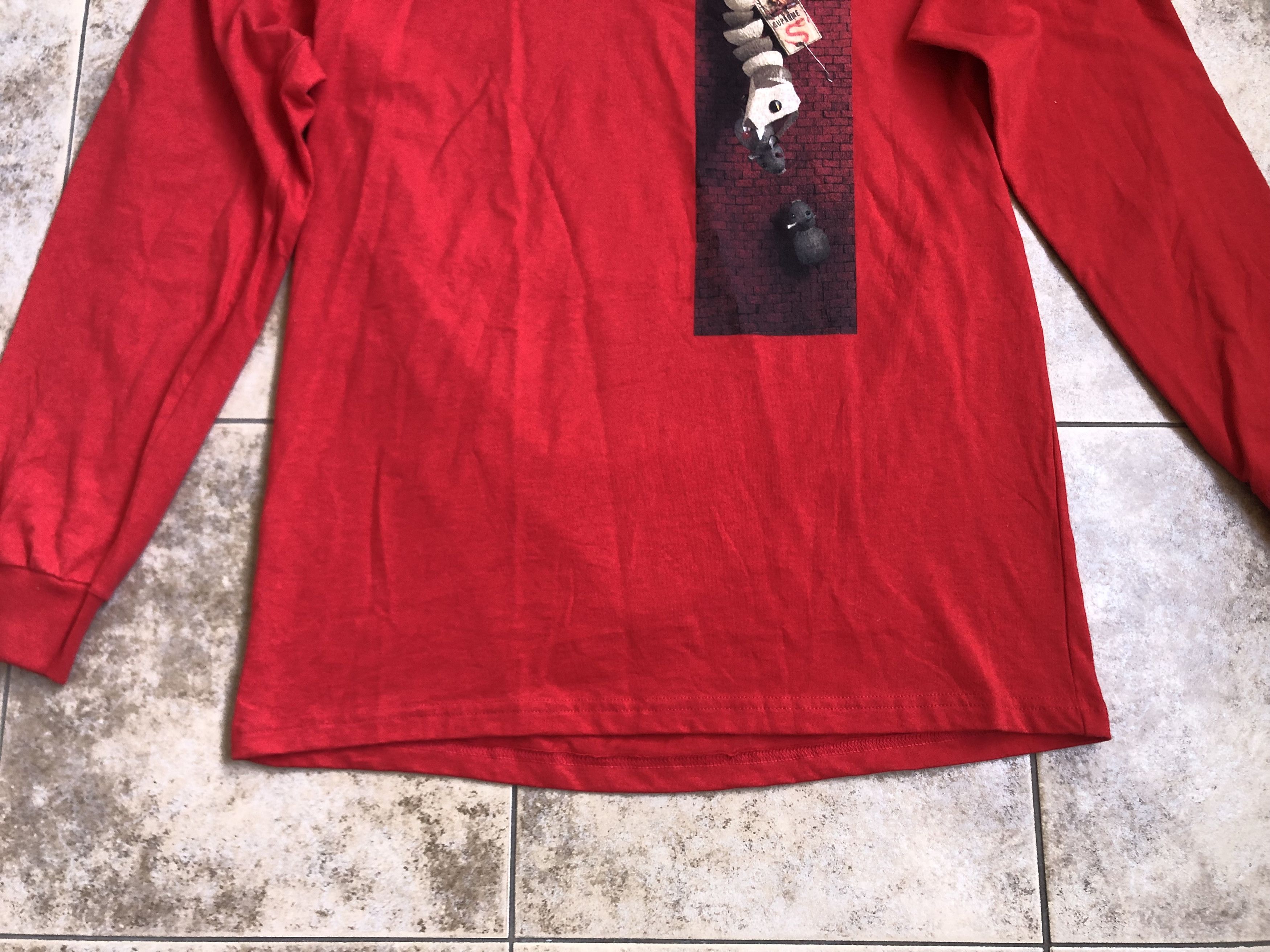 Supreme Supreme Mike Hill Snake Trap Long Sleeve Tee Red Size L Size US L / EU 52-54 / 3 - 4 Thumbnail