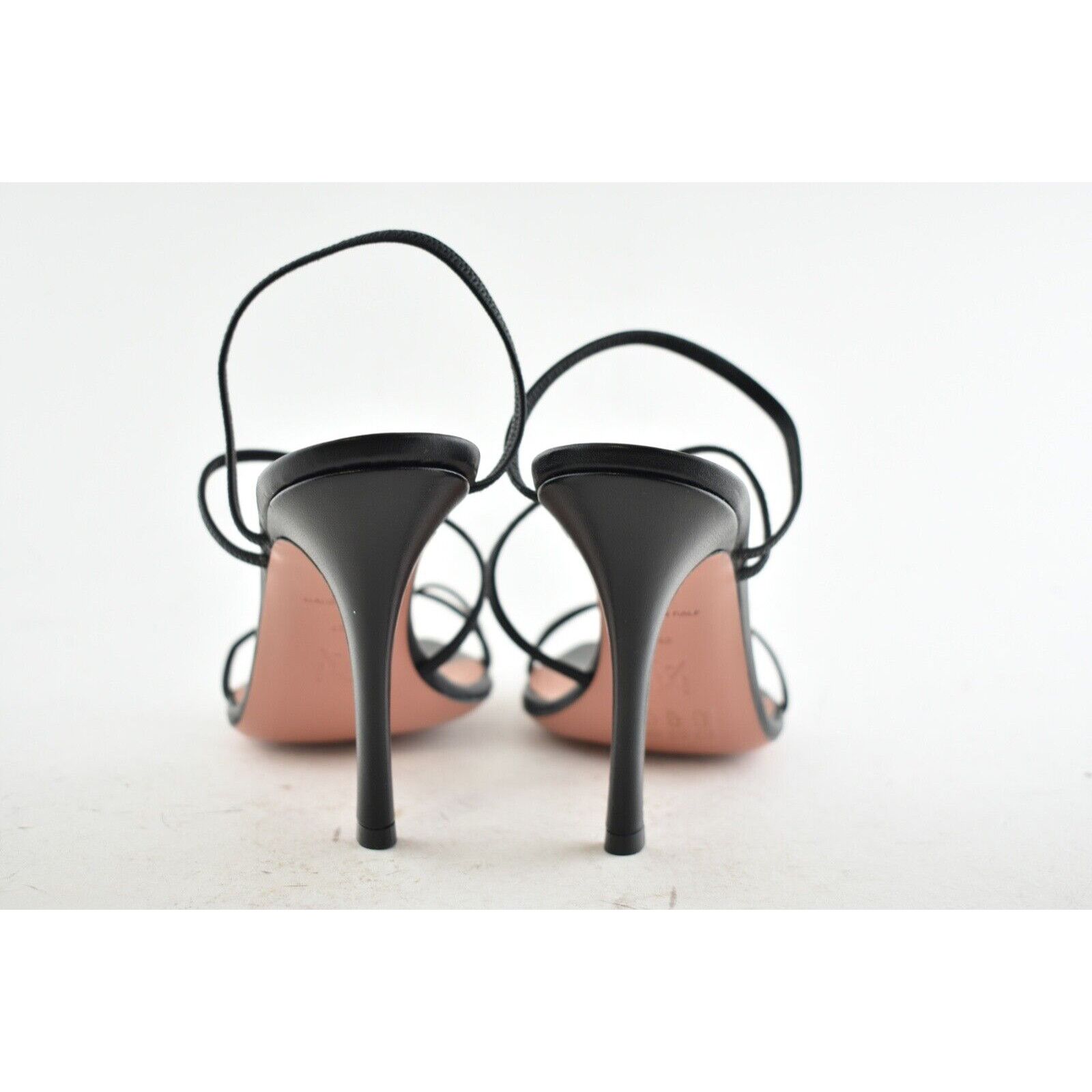 Amina Muaddi Naima Leather Backless Mule Strappy Sandal Heel Pump 42 Size US 12 / IT 42 - 11 Thumbnail