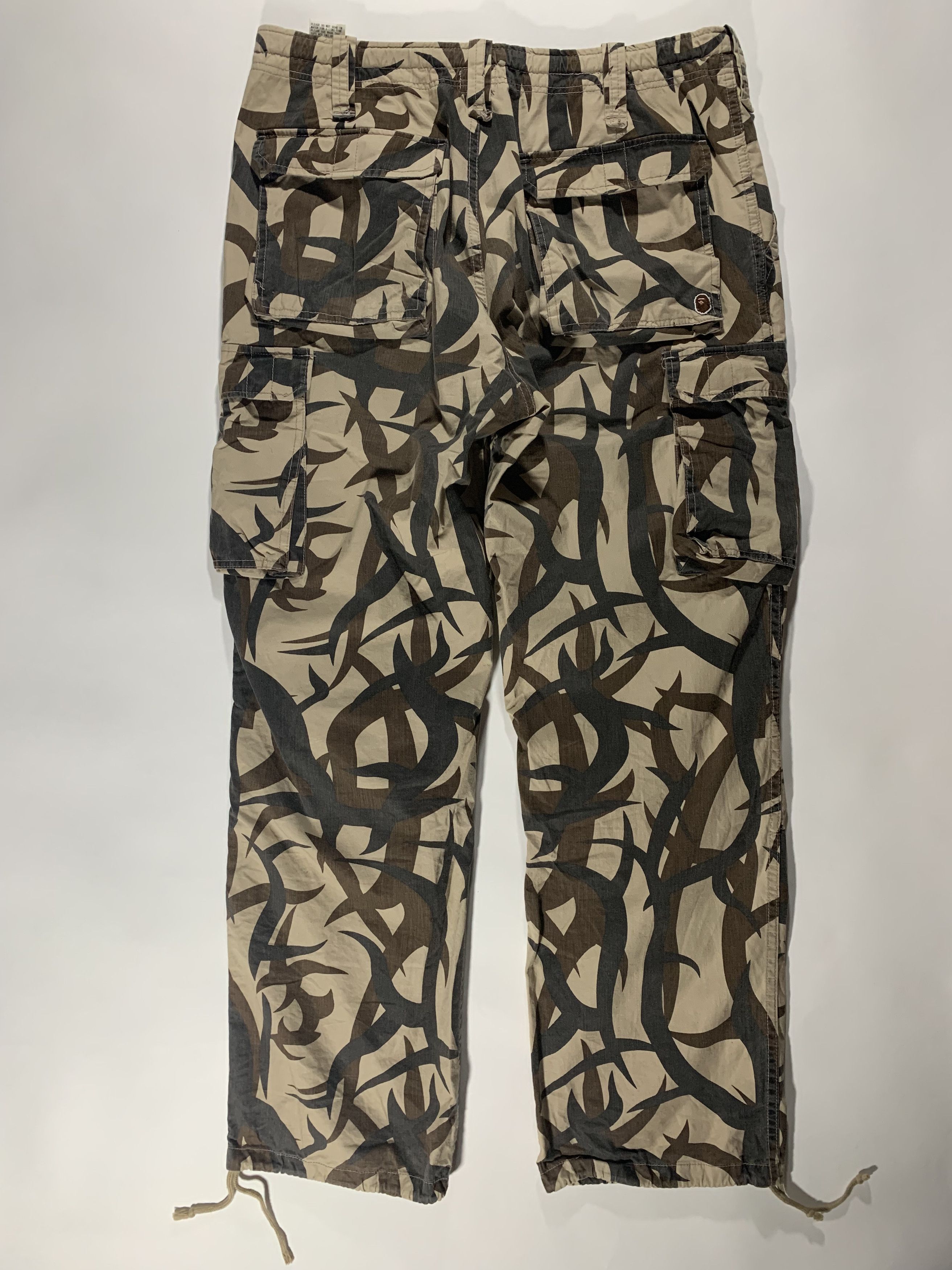 Bape AW05 Vine Camo Cargo Pants Size US 34 / EU 50 - 1 Thumbnail