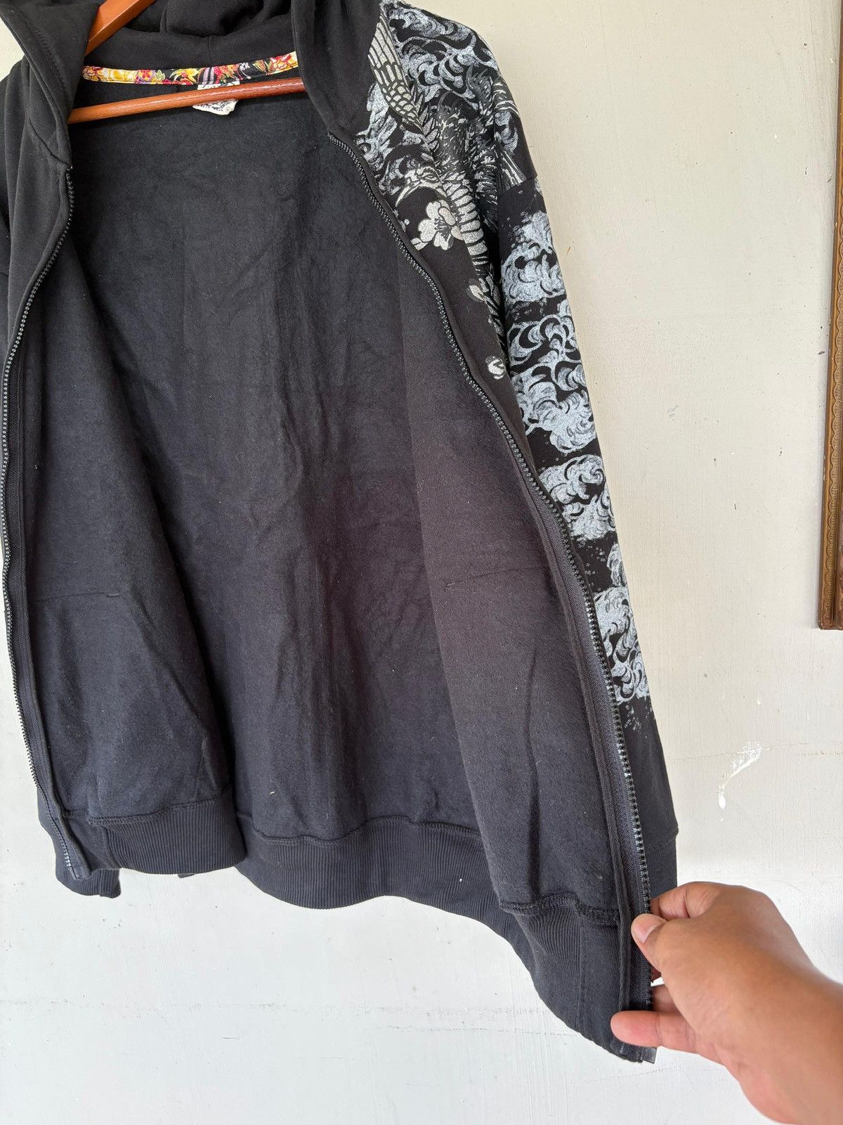Japanese Brand VTG Phoenix Hoodie Full Print Design Japan art Stlye Size US L / EU 52-54 / 3 - 6 Thumbnail