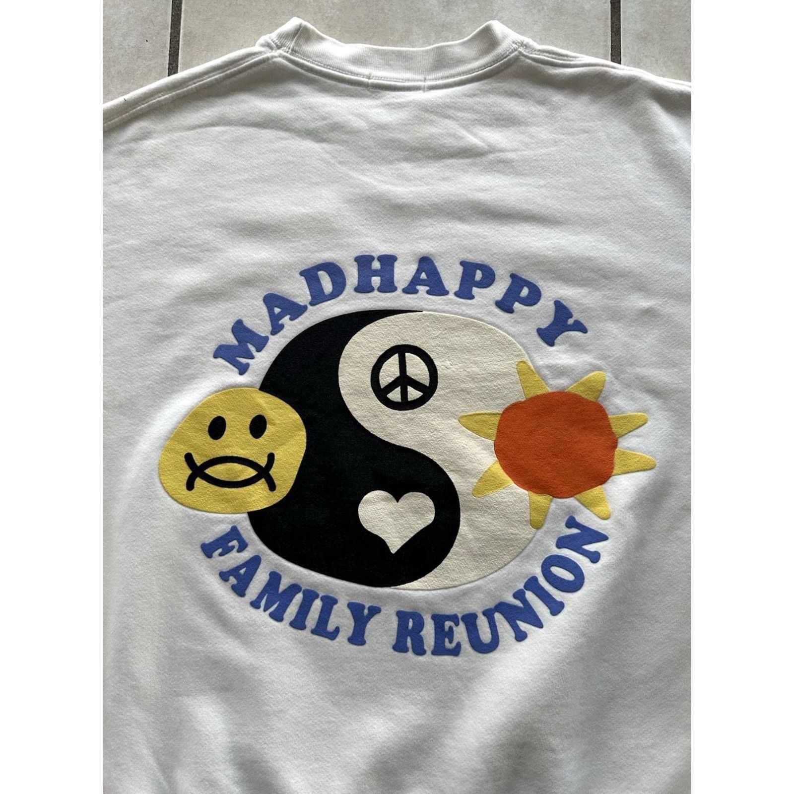 Madhappy Madhappy Sweatshirt Pullover Regular Size S White Relaxed Fit Women's Activewear RARE Size S / US 4 / IT 40 - 5 Thumbnail
