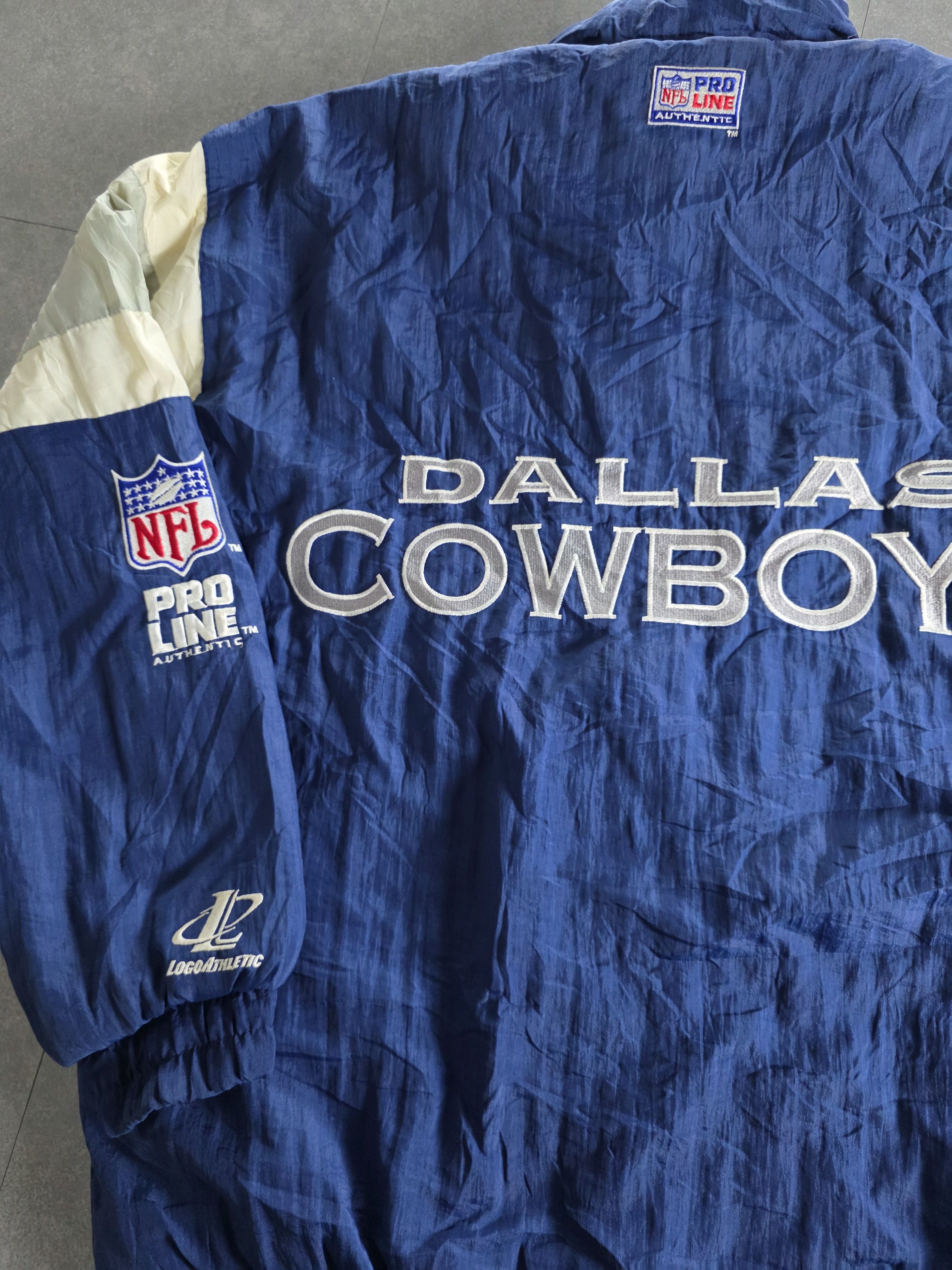 Pro Line Vintage 90s Dallas Cowboys NFL Pro Line Logo Athletic Puffer Size US L / EU 52-54 / 3 - 4 Thumbnail