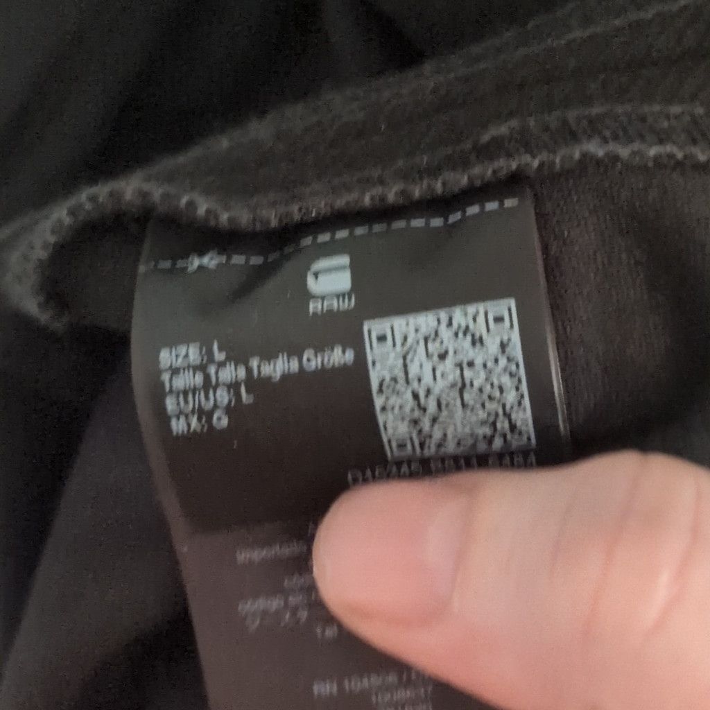 G- Star Raw Black HA Army Dress Size Large
