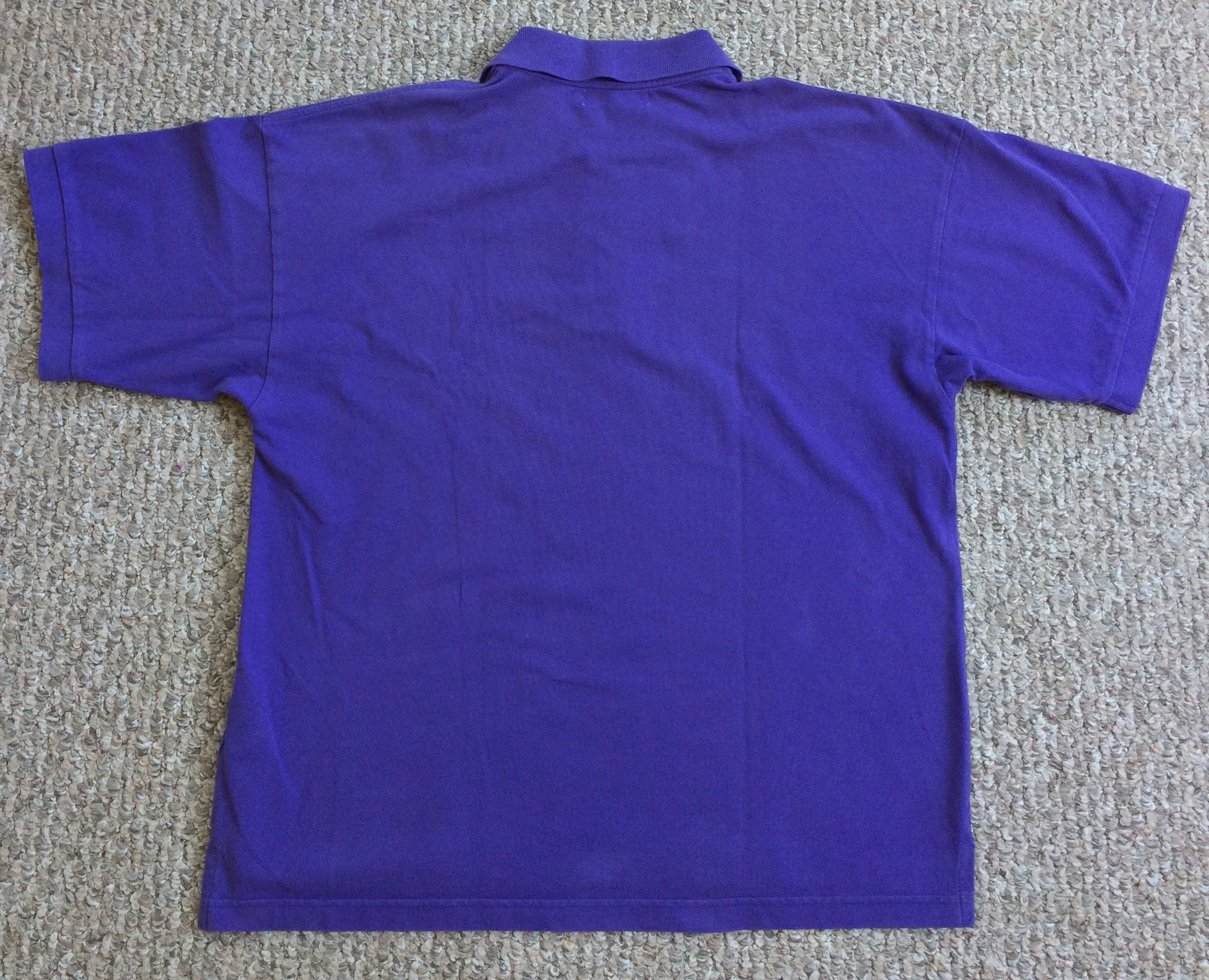 Gosha Rubchinskiy Gosha Rubchinskiy Monogrammed Purple Polo Shirt Size US M / EU 48-50 / 2 - 4 Thumbnail