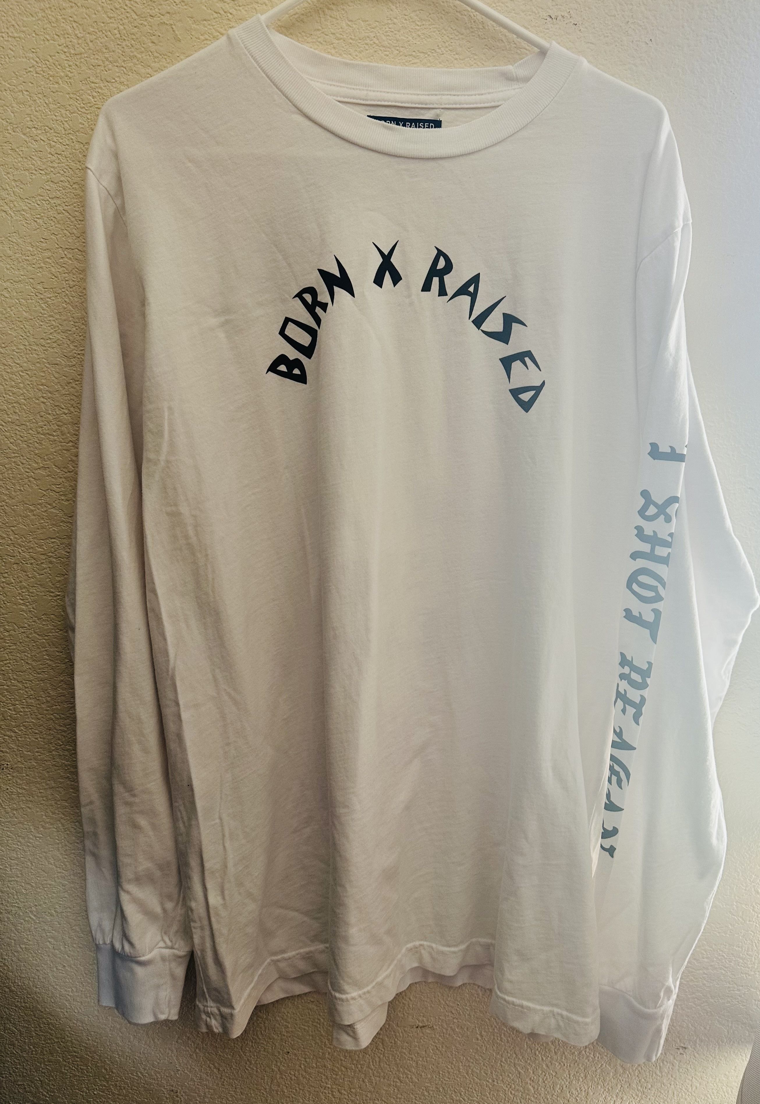 Born X Raised NEW BORN X RAISED I SHOT REAGAN WHITE L/S TEE SZ L Size US L / EU 52-54 / 3 - 2 Thumbnail