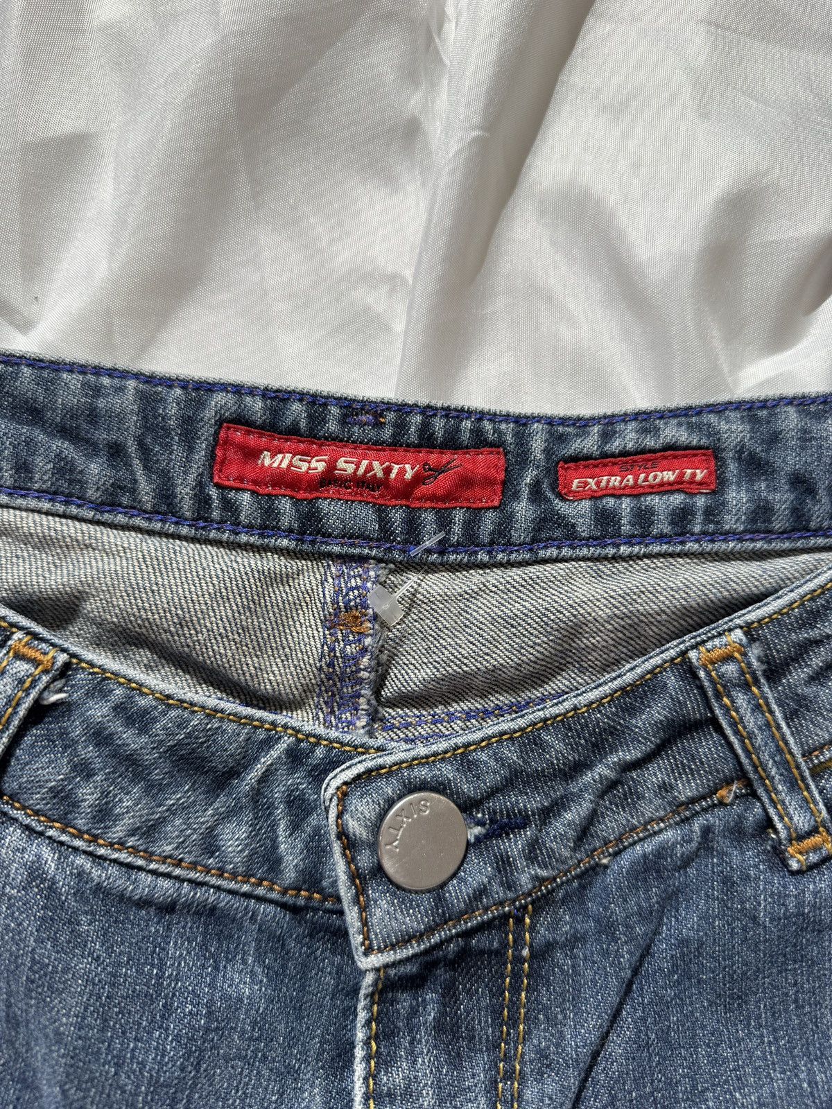 Miss Sixty Miss Sixty Y2K Low Rise Flared Jeans Size 29" - 10 Thumbnail