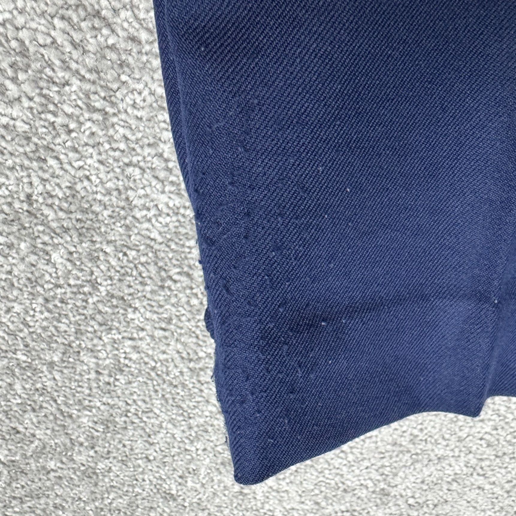 Vintage VINTAGE Alfred Dunner Pants Cropped 90s Navy Blue 14 Womens Size 36" / US 14 / IT 50 - 6 Thumbnail