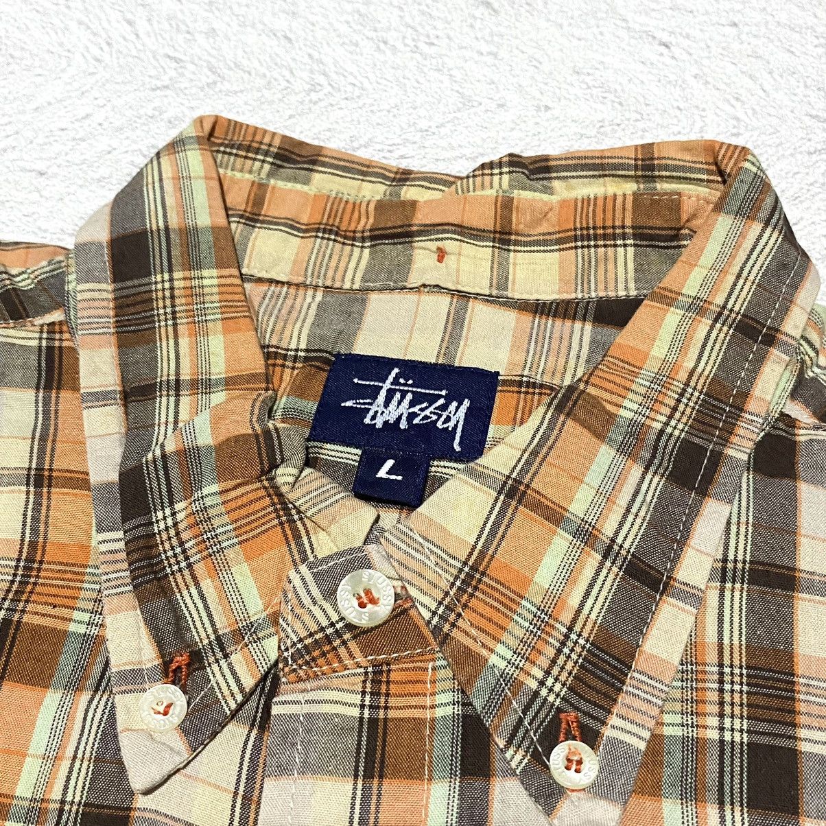 Stussy 💥RARE💥 Vintage 80s Stussy plaid shirt Size US L / EU 52-54 / 3 - 8 Thumbnail