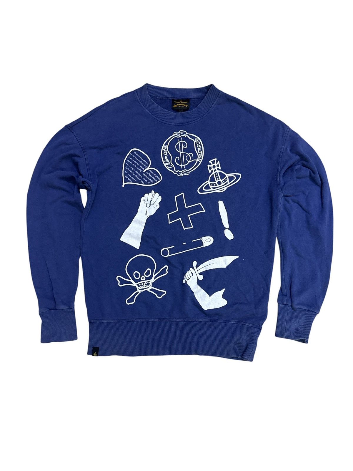 Vivienne Westwood VIVIENNE WESTWOOD ANGLOMANIA CREWNECK JUMPER SEEATSHIRT Size US L / EU 52-54 / 3 - 1 Thumbnail