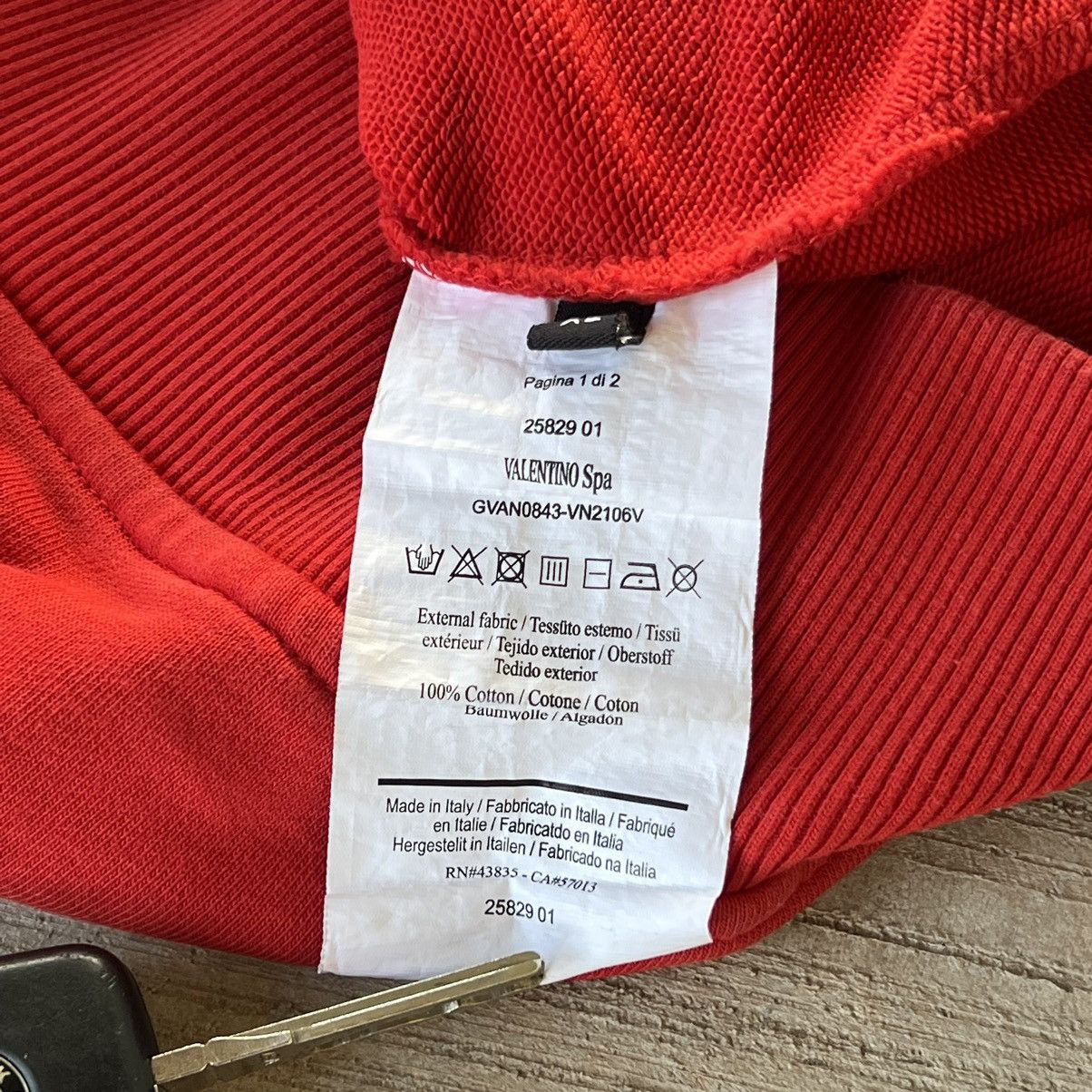 Valentino × Vintage Valentino Rare Vintage Big Logo Sweatshirt Longsleeve Size US XL / EU 56 / 4 - 5 Thumbnail
