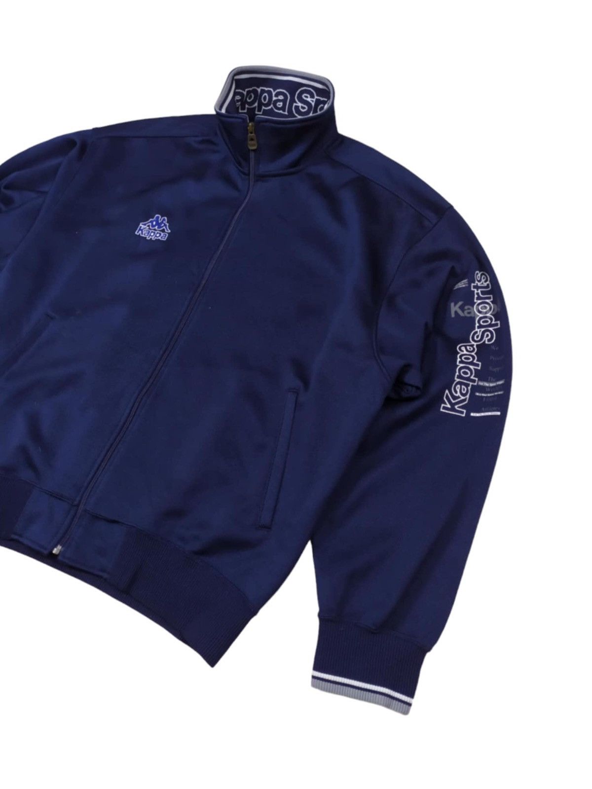 Kappa × Vintage Vintage Kappa Sport Full Zipper Sweater Size US M / EU 48-50 / 2 - 2 Thumbnail