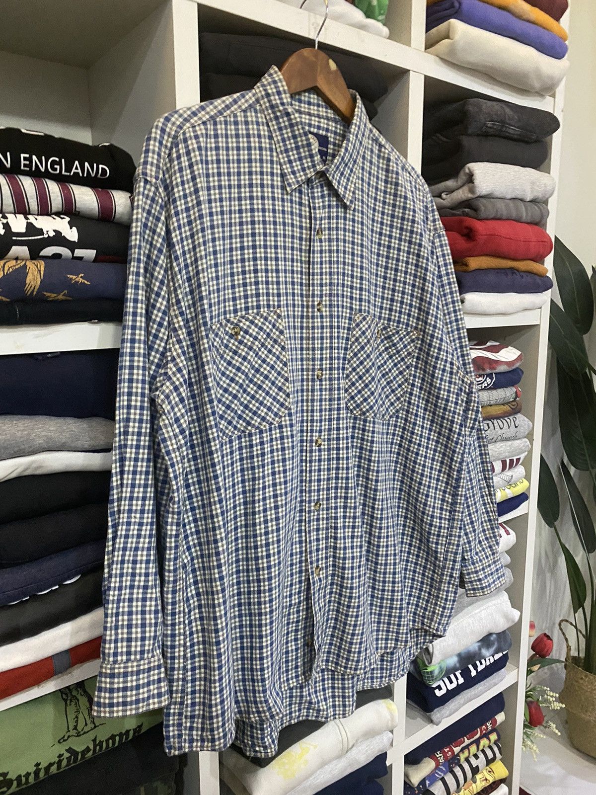 Converse × Flannel × Vintage Vintage Converse Flannel Shirt Size US XXL / EU 58 / 5 - 4 Thumbnail