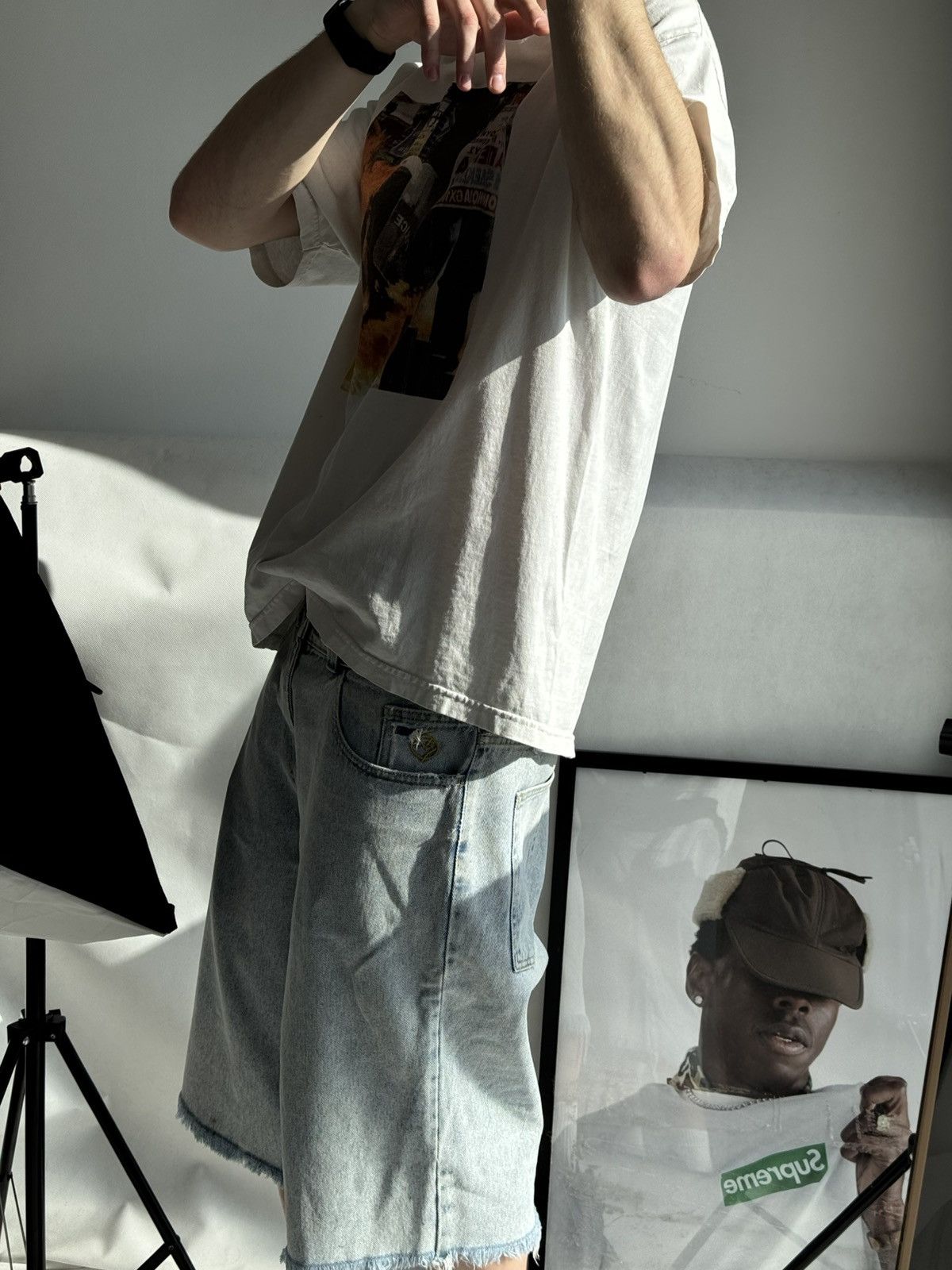 GX1000 GX1000 Terror White T-shirt Charcoal Canvas Skate Size US XL / EU 56 / 4 - 8 Thumbnail