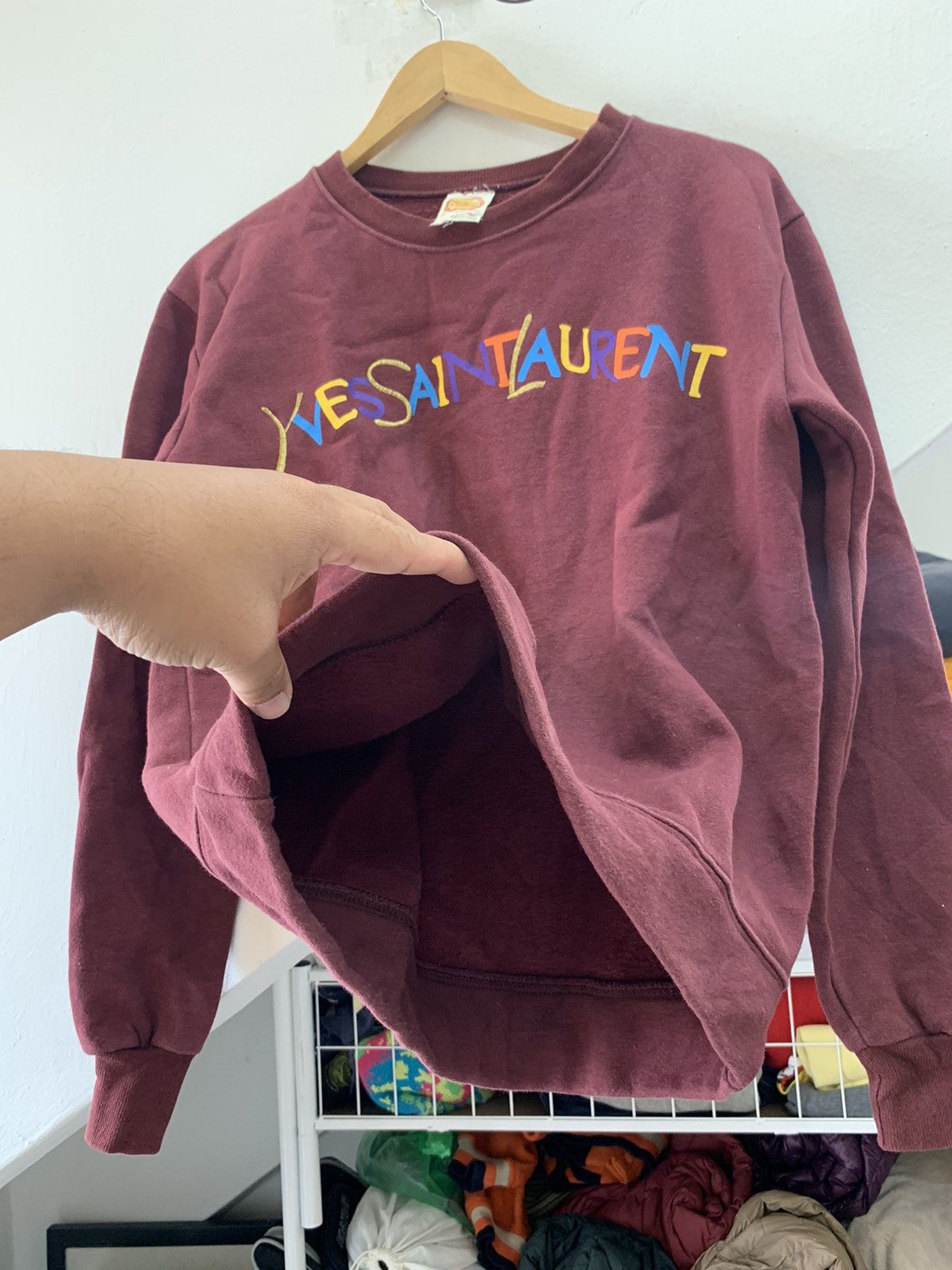 Vintage × Yves Saint Laurent size S: Vintage YS L x chupa chups sweatshirt university Size US XS / EU 42 / 0 - 4 Thumbnail
