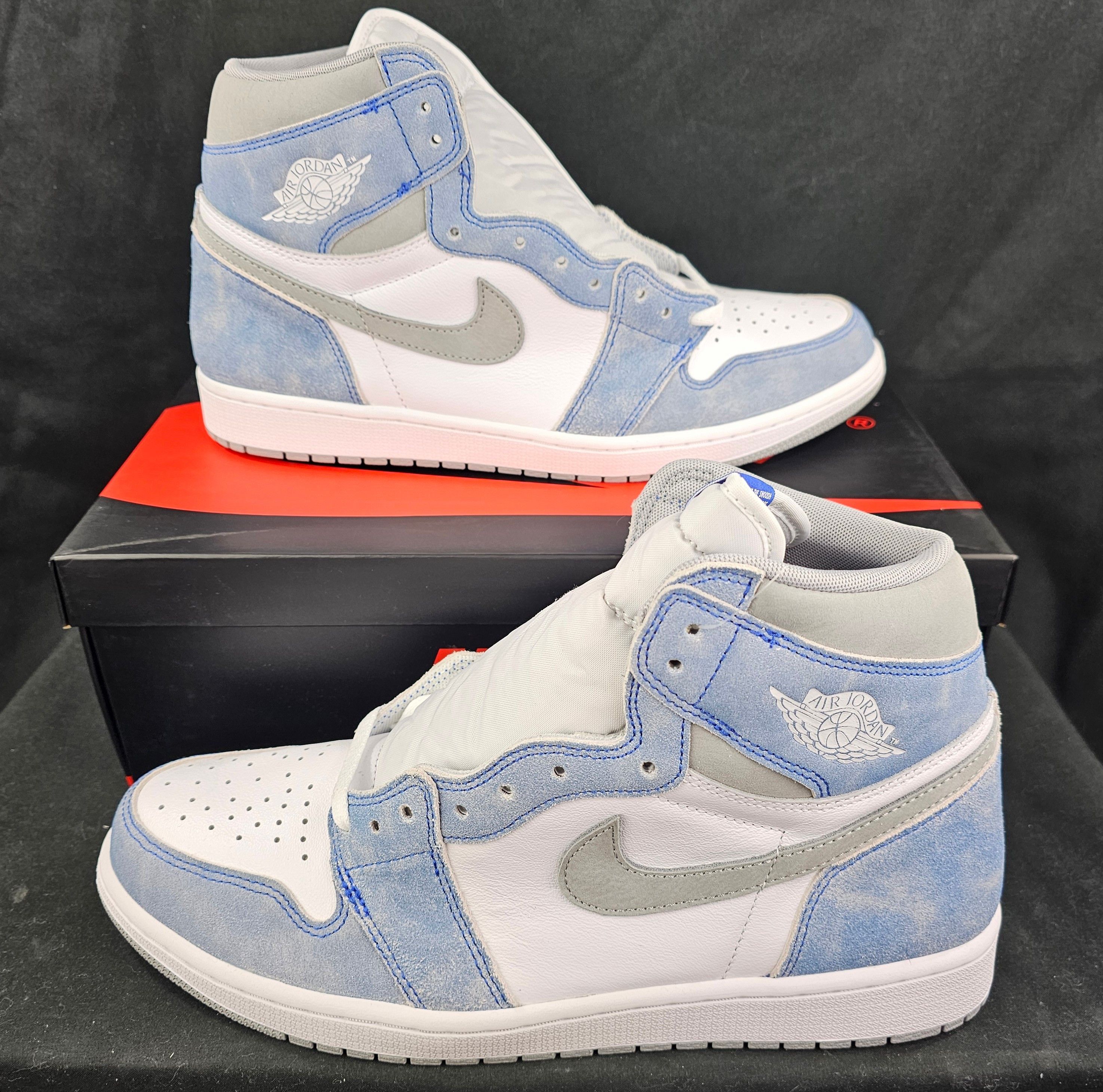 Jordan Brand Nike Air Jordan 1 Retro High OG Hyper Royal Smoke Grey Men's Size US 13 / EU 46 - 2 Thumbnail