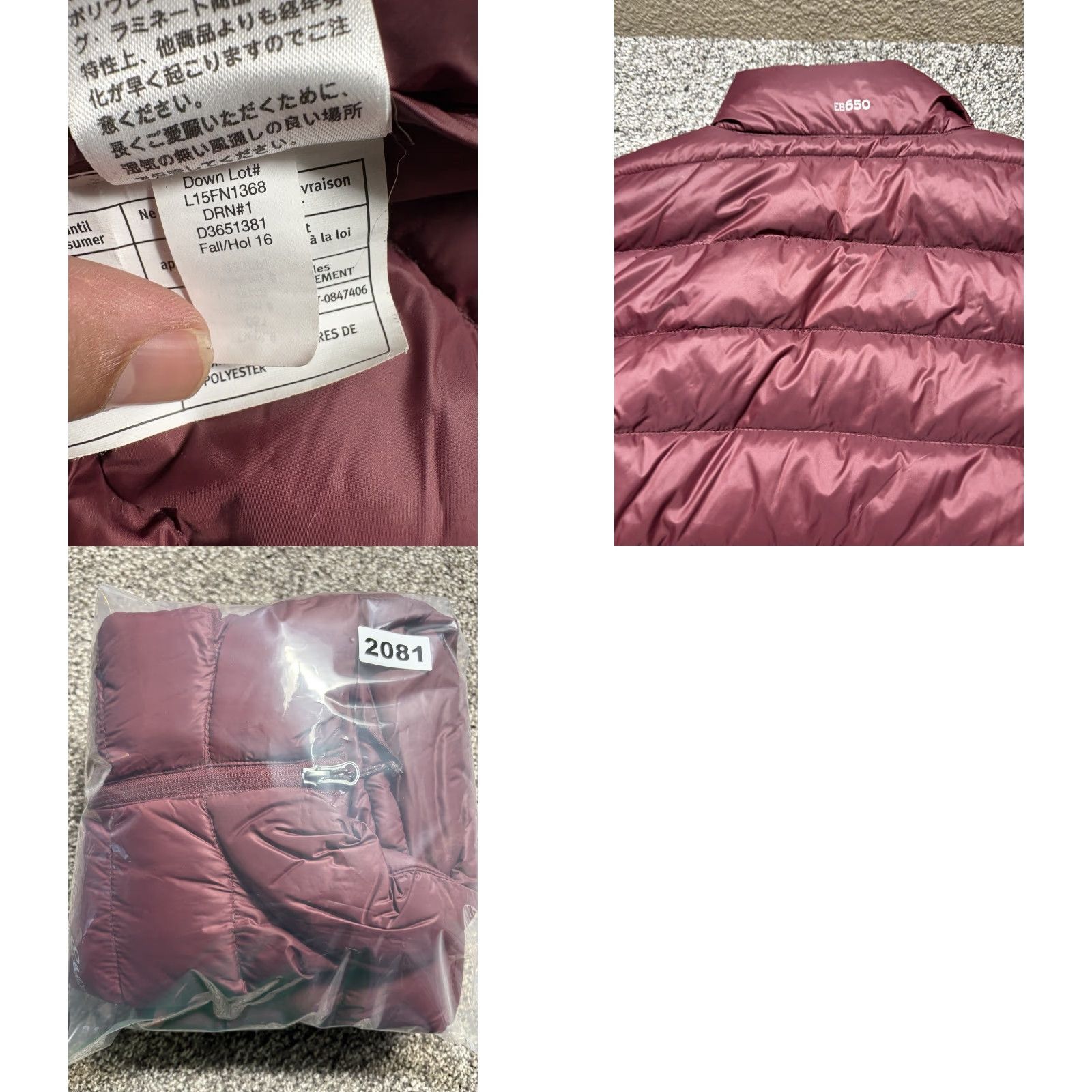 Eddie Bauer VINTAGE Eddie Bauer Puffer Vest Mens L Red Down Full Zip Lightweight Nylon EB650 Quilted Outdoors Size US L / EU 52-54 / 3 - 9 Thumbnail