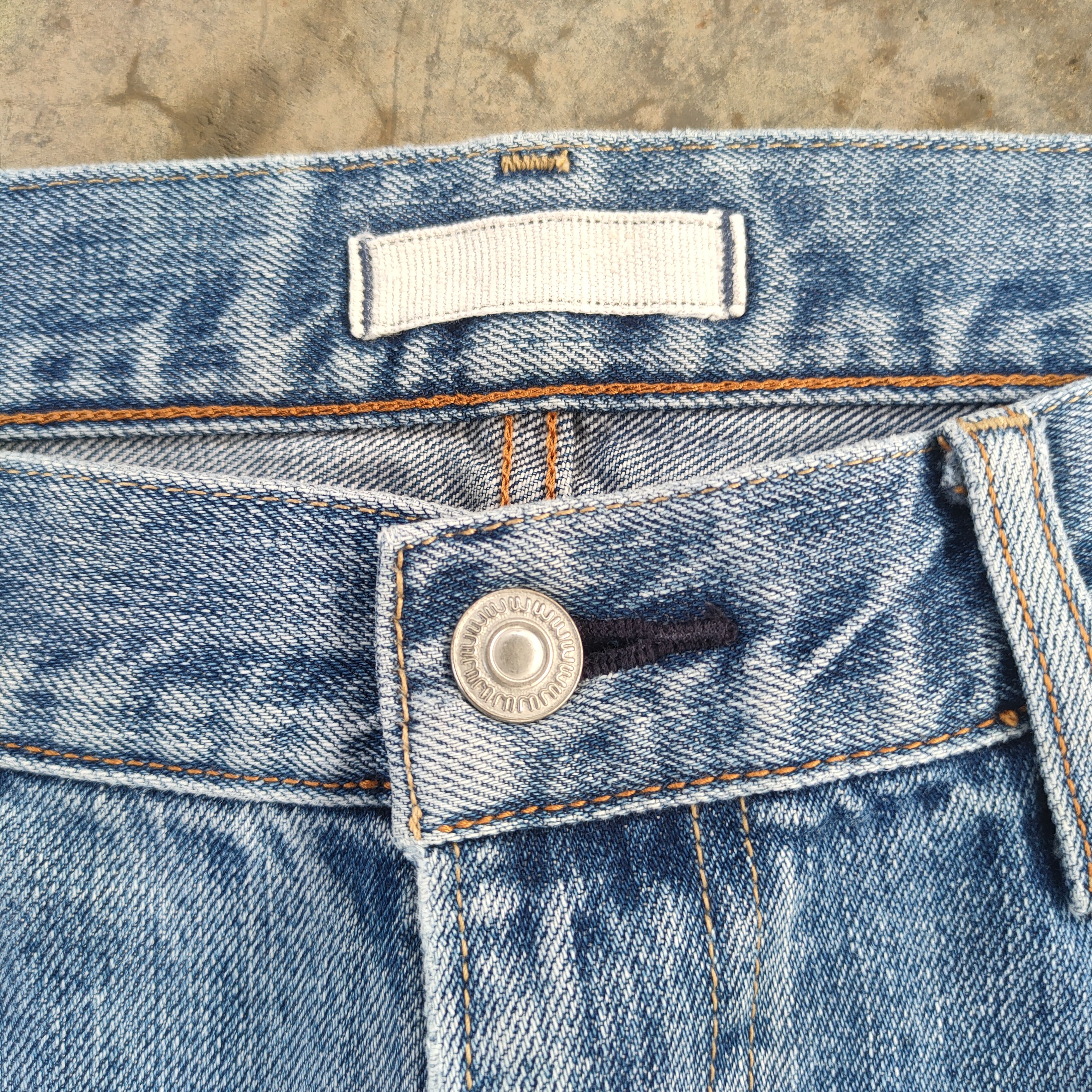 Japanese Brand vintage japanese faded denim jeans pants Size US 33 - 6 Thumbnail