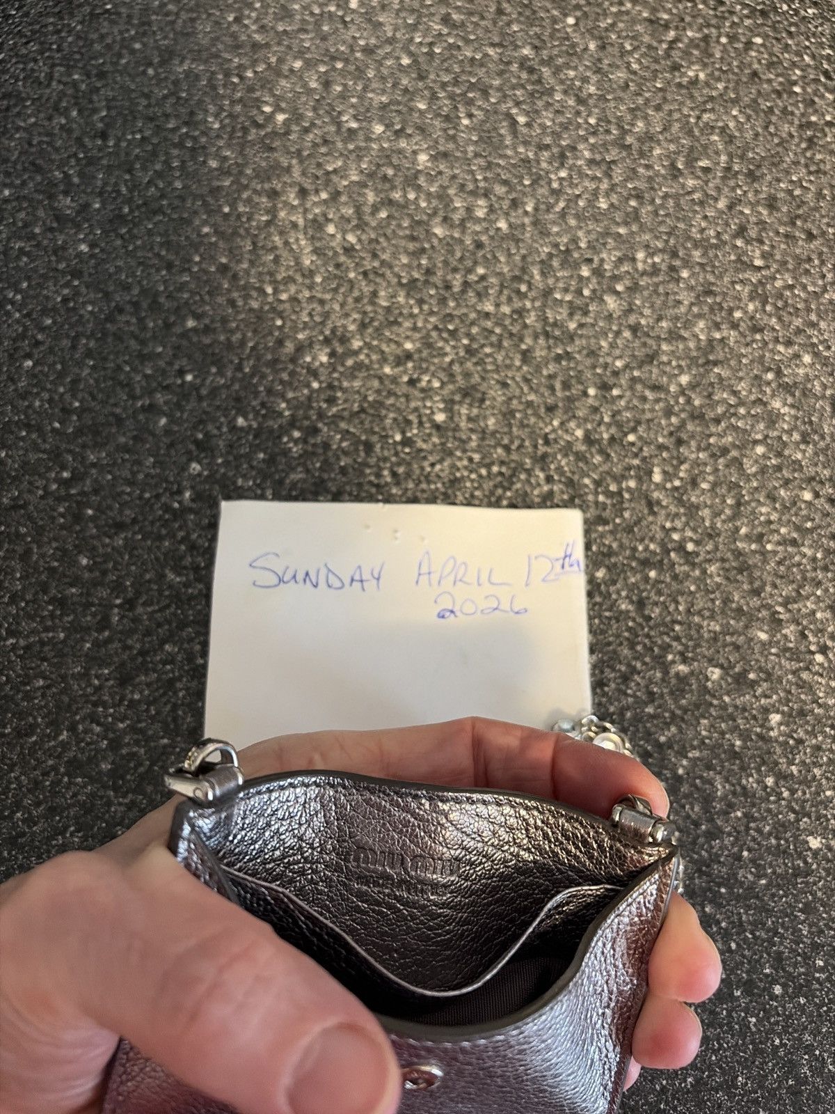 Miu Miu Miu Miu Crystal Leather Over the Shoulder bag Size ONE SIZE - 6 Thumbnail