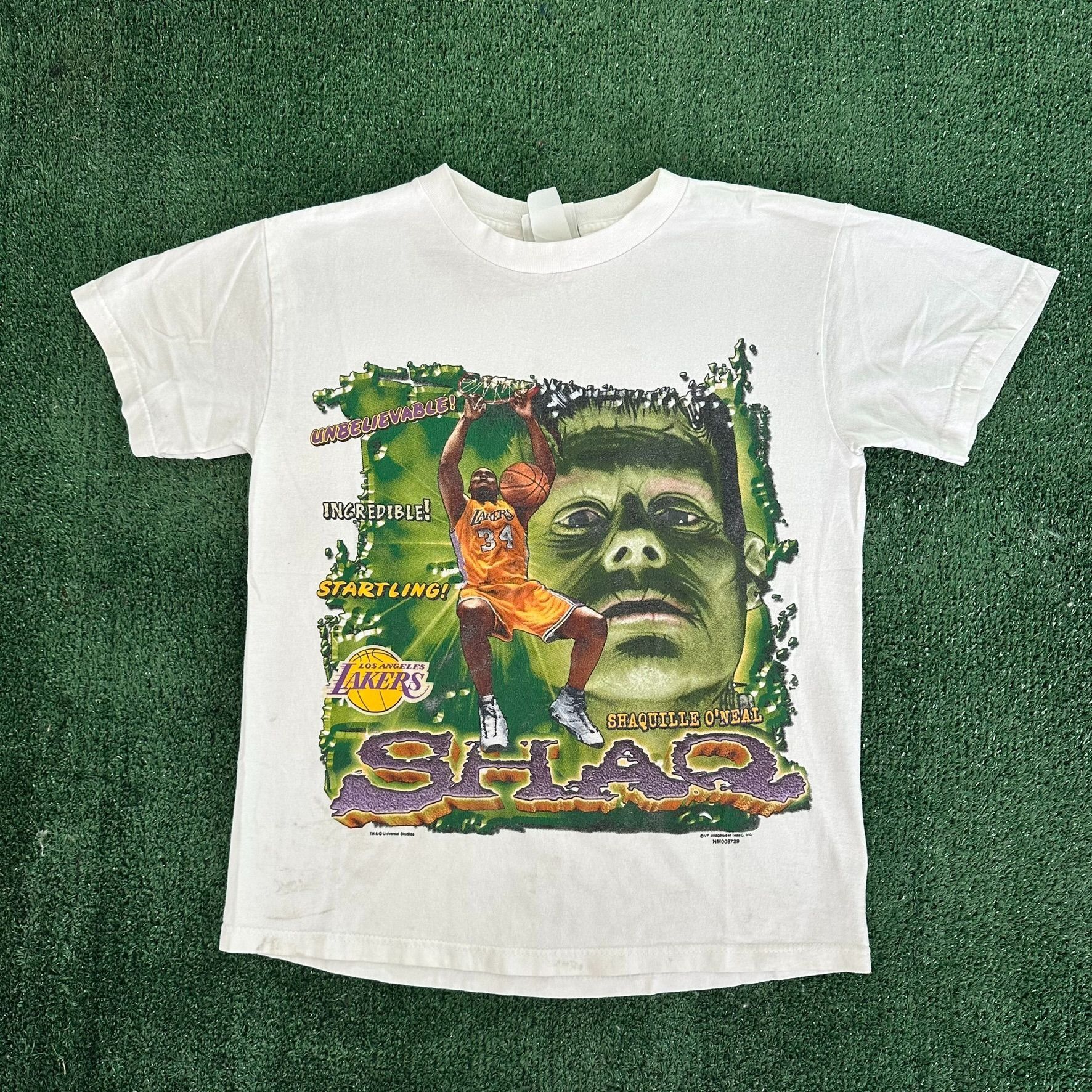 Lee Vintage 90s Shaq Shaquille O'Neal T-Shirt NBA Basketball Tee Size US S / EU 44-46 / 1 - 1 Thumbnail