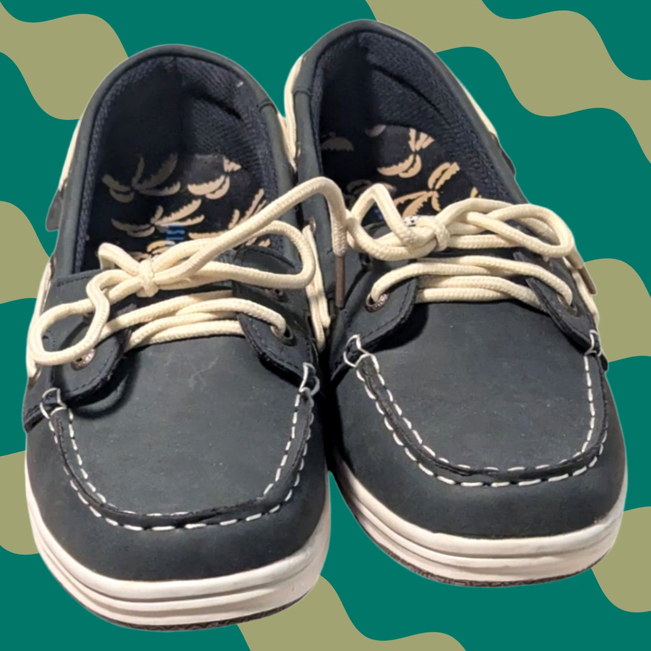 CO Island Surf Top Mens Blue Navy Topsiders Women Size Preppy Old Money Academia Nautical Size ONE SIZE - 1 Thumbnail