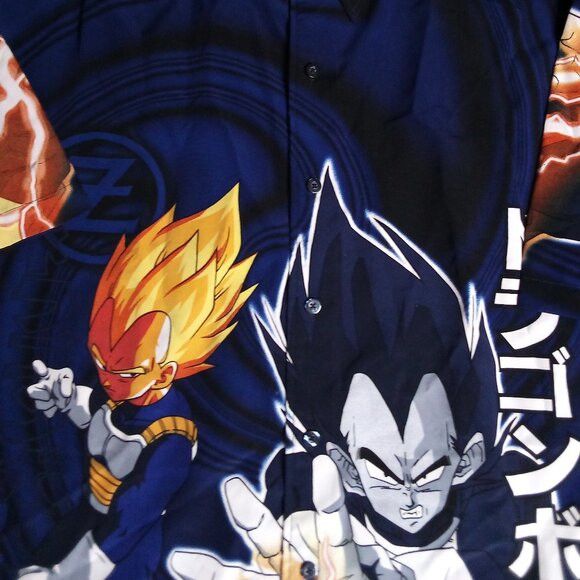Other Vintage Dragon Ball Z Vegeta Button Down Hawaiian Shirt Size US XL / EU 56 / 4 - 1 Thumbnail