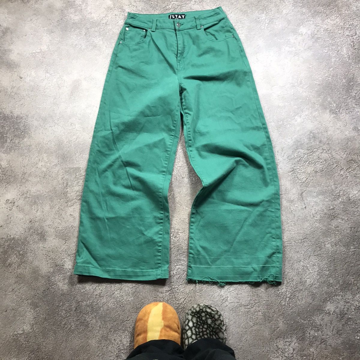 Japanese Brand vintage Faded Jeans japan distressed denim spring pants 90s Size 28" / US 6 / IT 42 - 2 Thumbnail