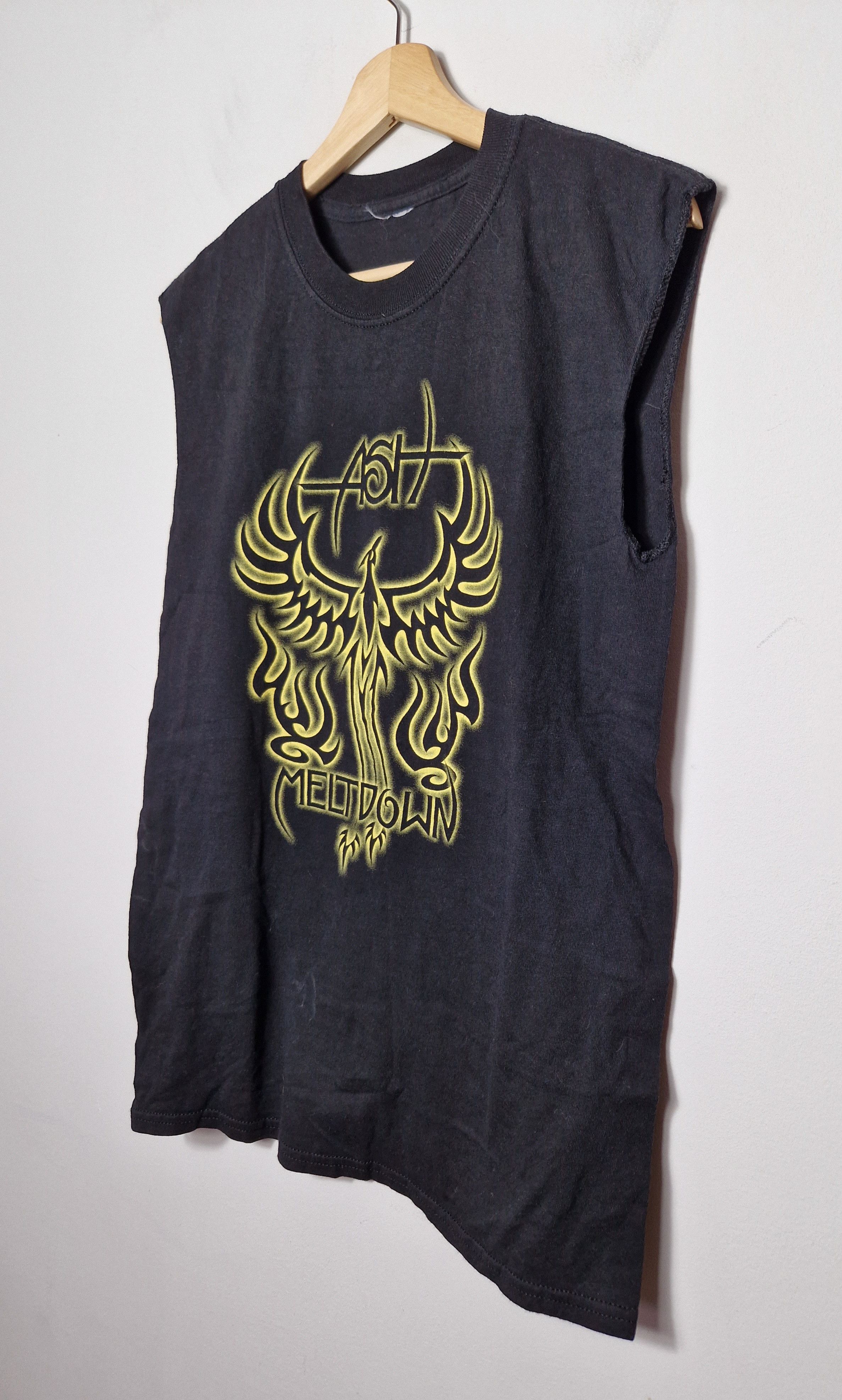 Band Tees × Vintage Ash Meltdown 2004 distressed tank top tee Size US S / EU 44-46 / 1 - 2 Thumbnail