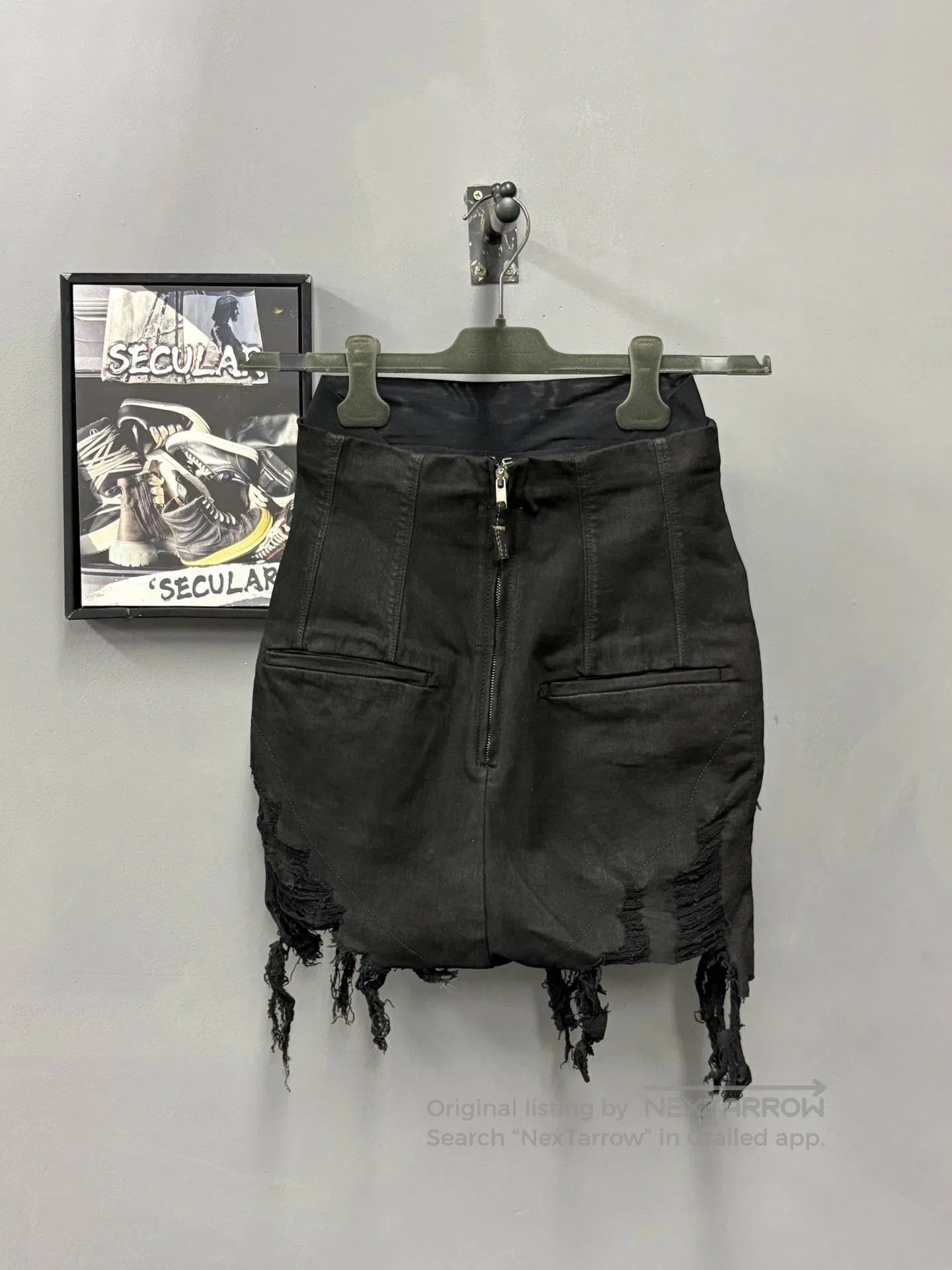 Rick Owens Drkshdw Rick Owens Drkshdw 24ss Washed Fringe Shorts. Size 24" / US 00 / IT 34 - 1 Thumbnail