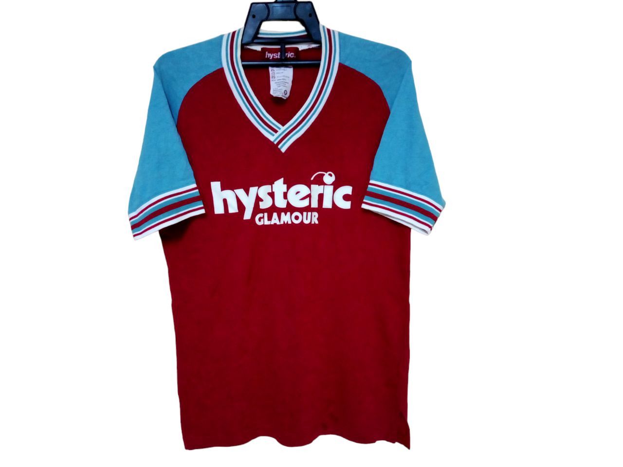 image of Hysteric Glamour Aston Villa T Shirt in Red, Men's (Size Medium)