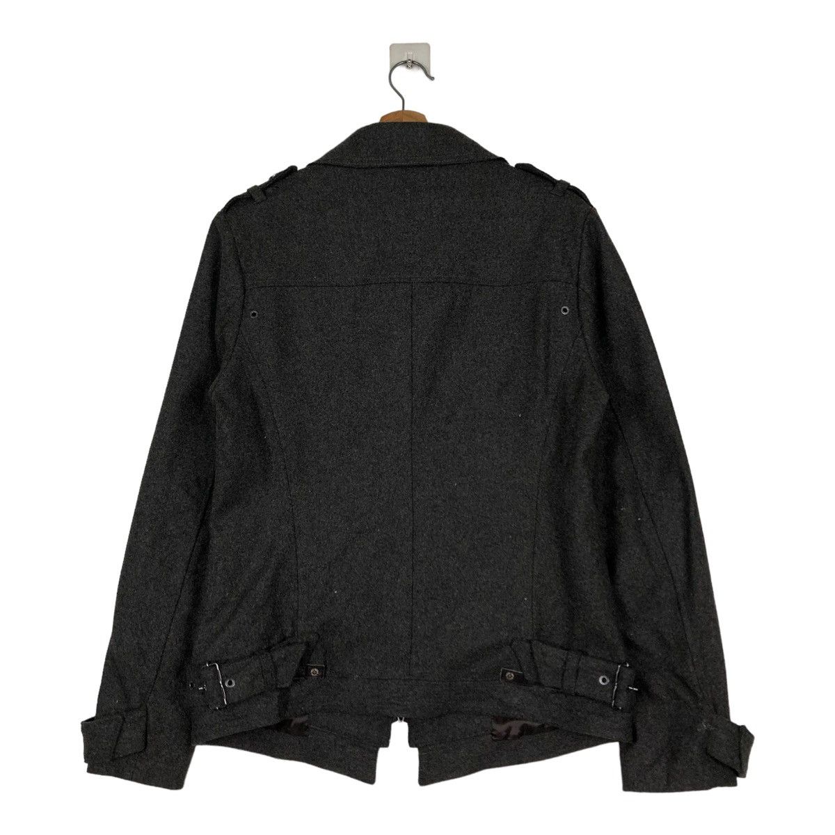 PPFM 🔥VINTAGE WOOL BIKER JACKET PPFM JAPAN DOUBLE LAYER Size US M / EU 48-50 / 2 - 10 Thumbnail