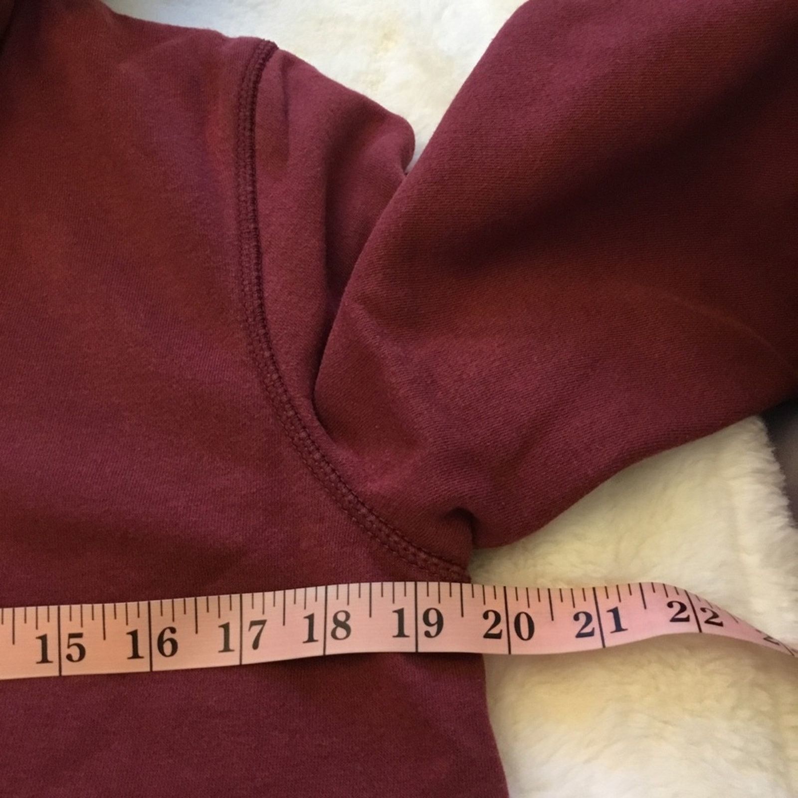H&M H&M Burgundy Zip-Up Hoodie Size S / US 4 / IT 40 - 10 Thumbnail