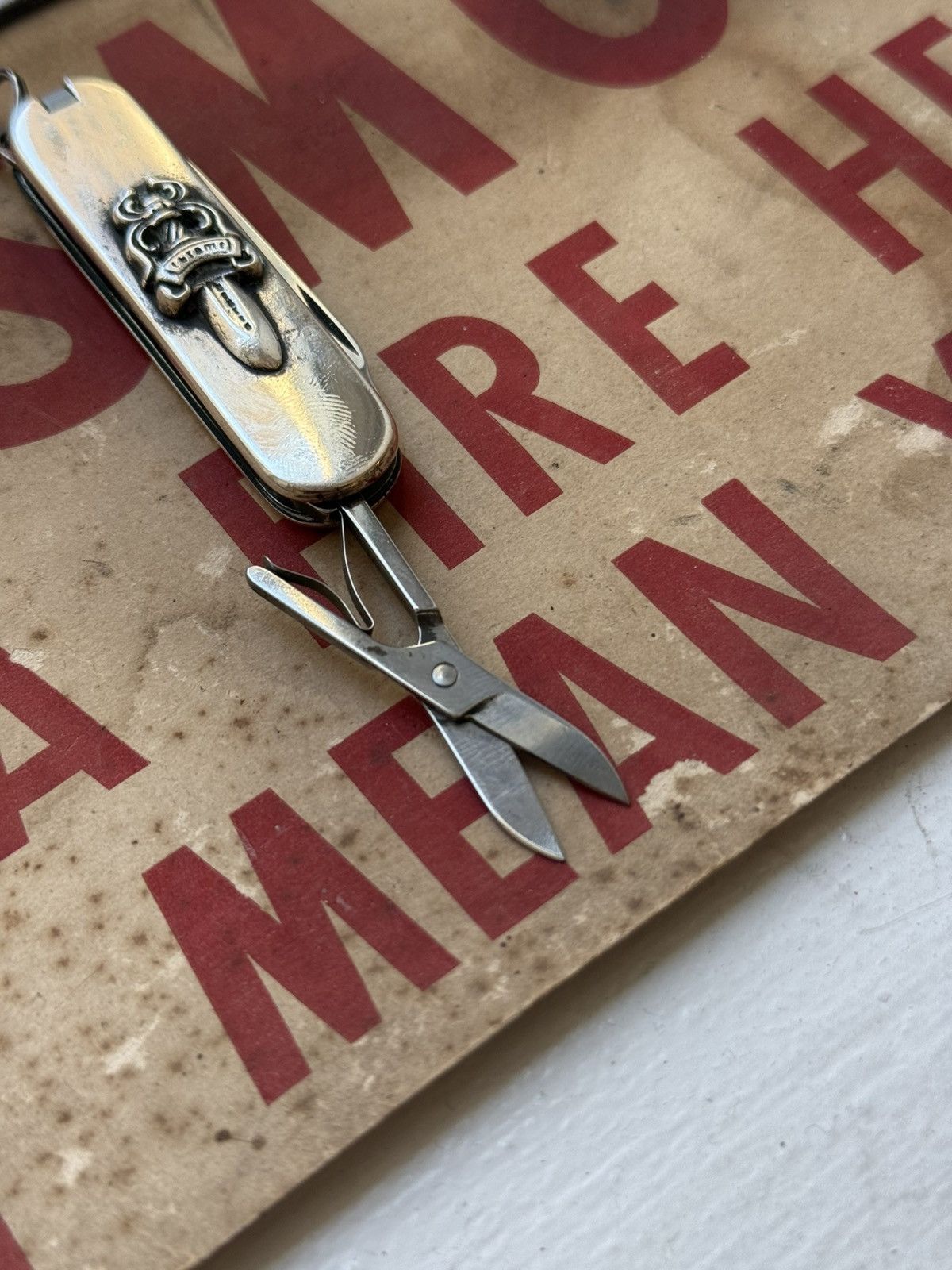 Chrome Hearts 🚭CHROME GRAIL🚭.925 SILVER DAGGER POCKET KNIFE MULTI TOOL Size ONE SIZE - 17 Thumbnail
